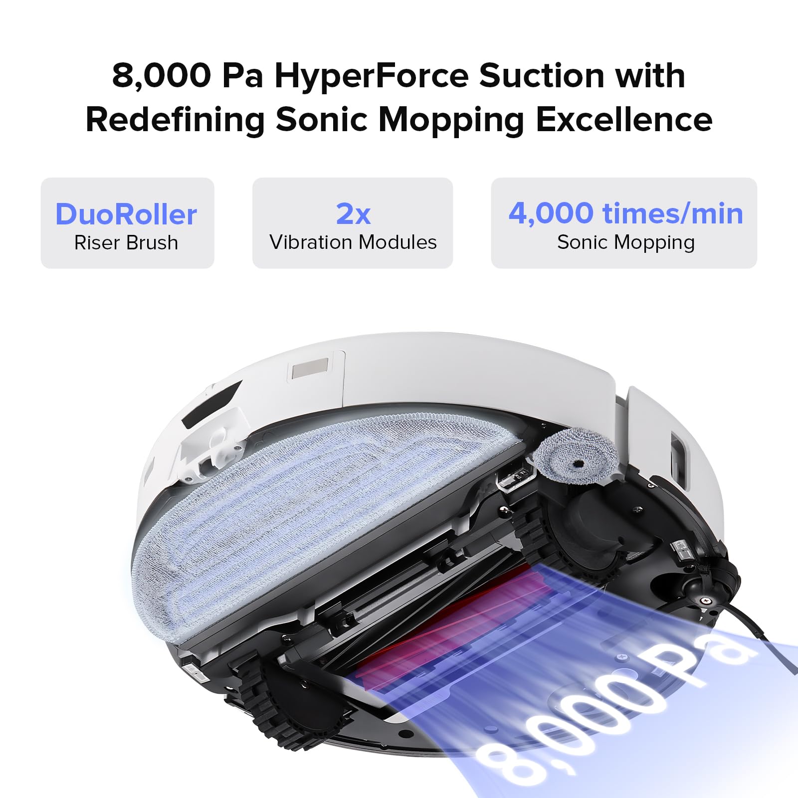 S8 Max Ultra with Refill & Drainage System Robot Vacuum and Mop