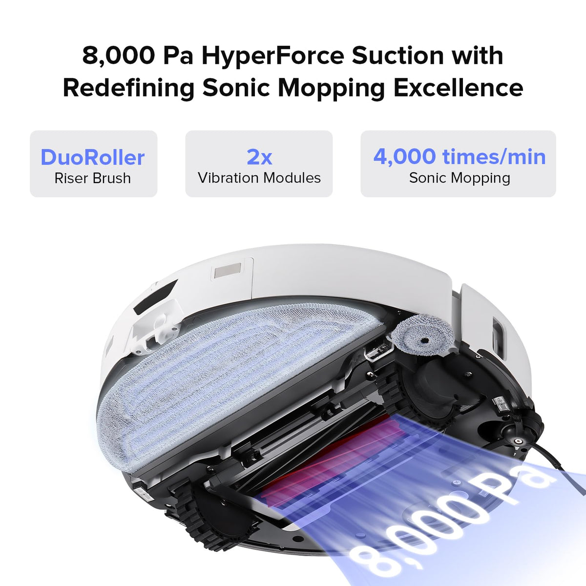 S8 Max Ultra with Refill & Drainage System Robot Vacuum and Mop