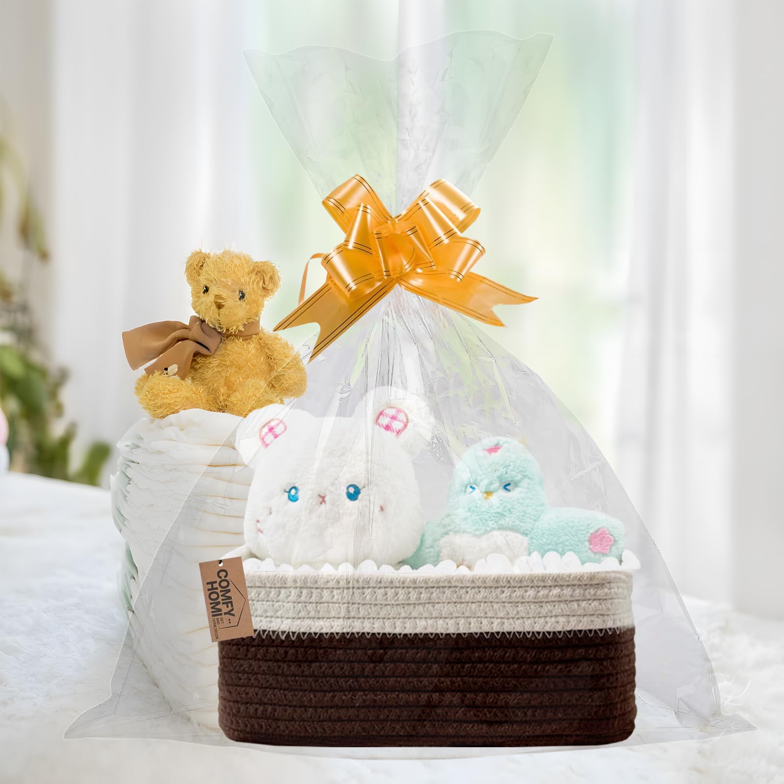 COMFY HOMI 11.5"x7.5"x4.7" Storage Baskets for Organizing (3 Count)