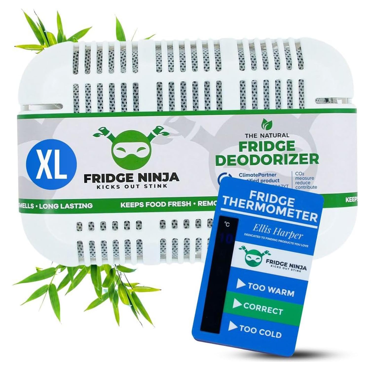 Fridge Ninja XL Pack Refrigerator Deodorizer
