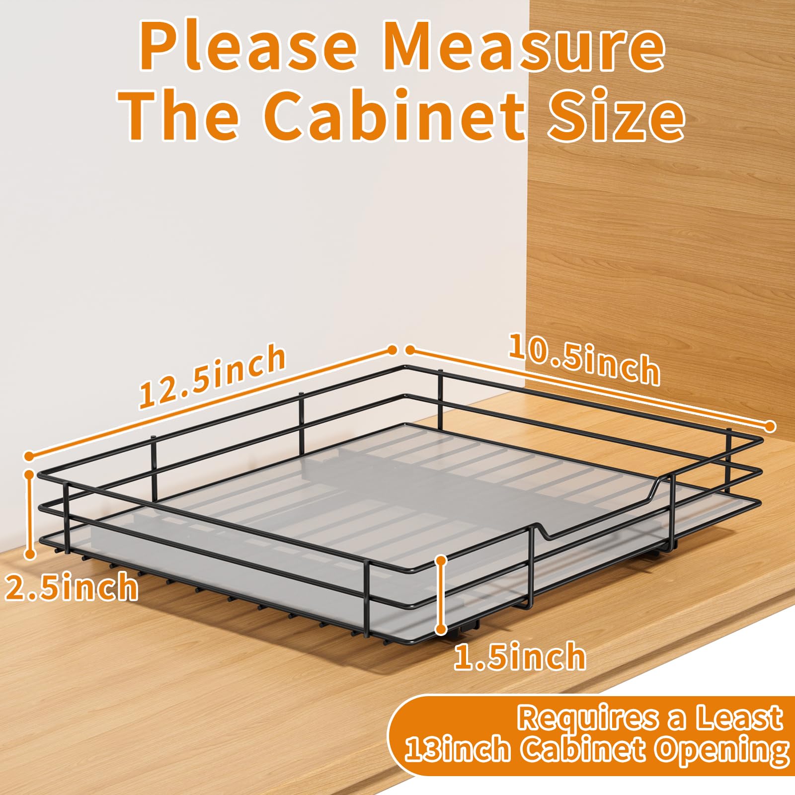 Pull Out Spice Rack Organizer