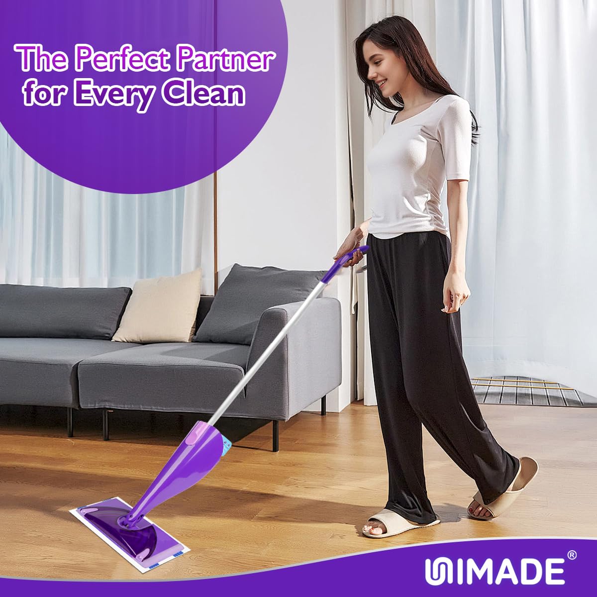 100 Count Mop Pad Refill Compatible with Swiffer WetJet