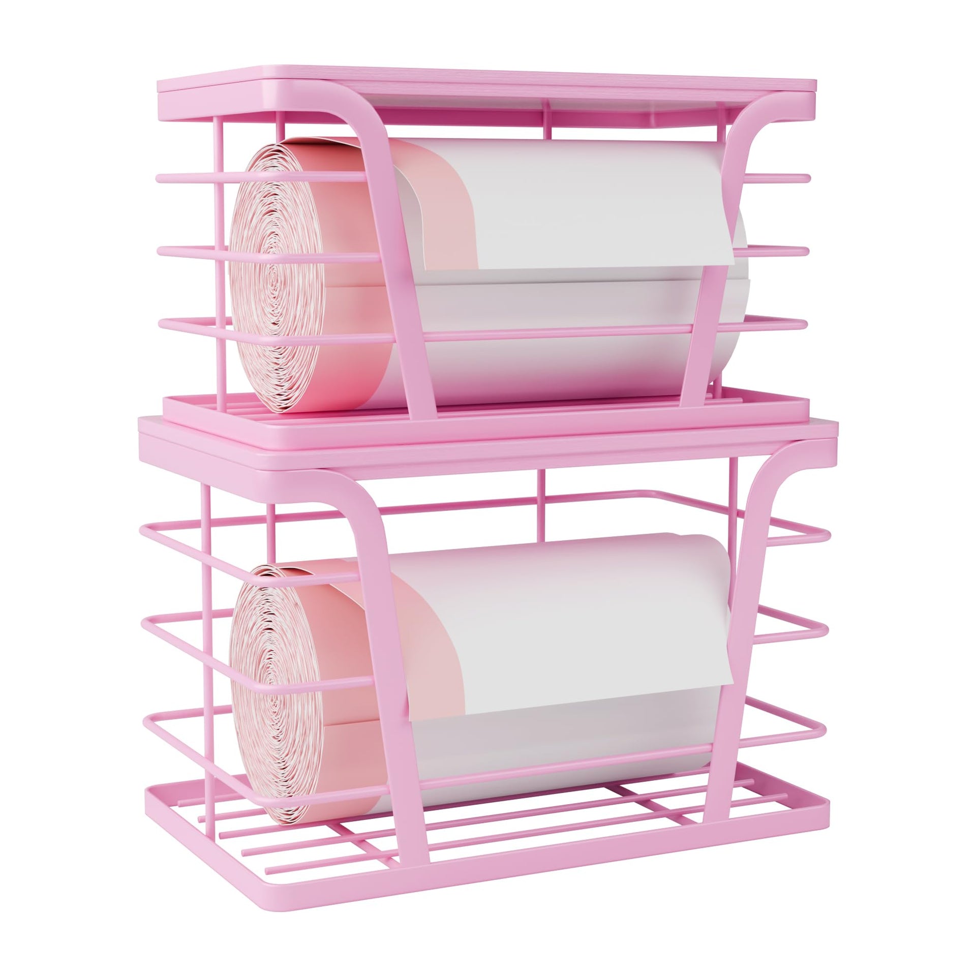 2 Pack Pink Trash Bag Holder (2 Count)