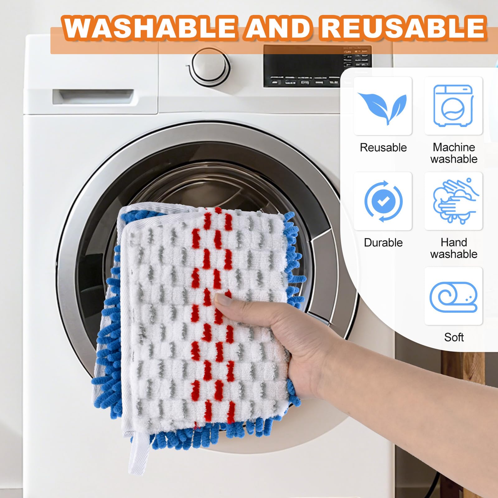 Microfiber Mops for Floor Cleaning (5 Count) - ModHome Supplies