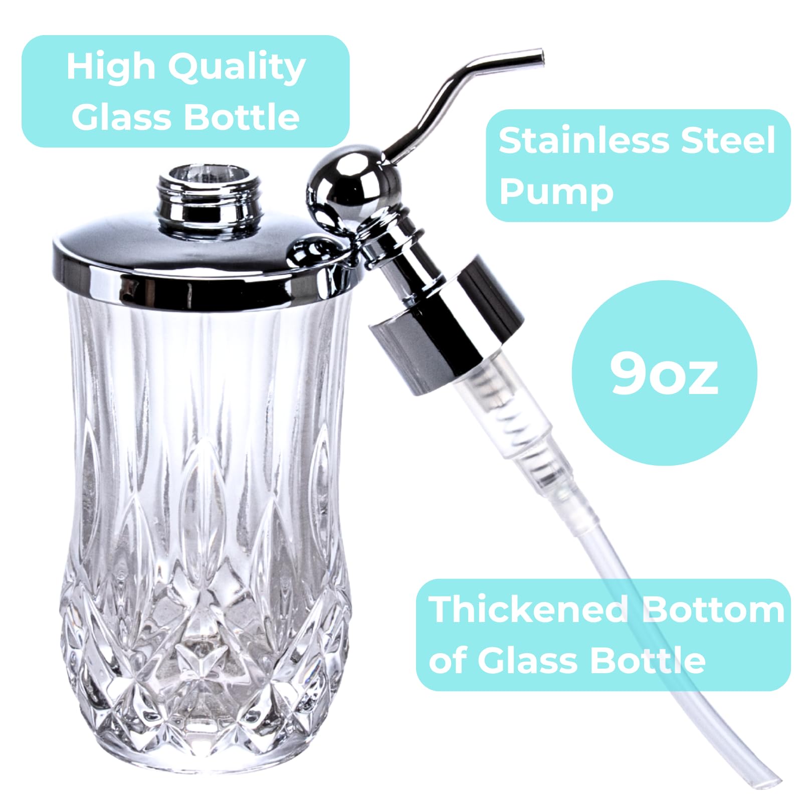 9Oz Clear Soap Dispenser