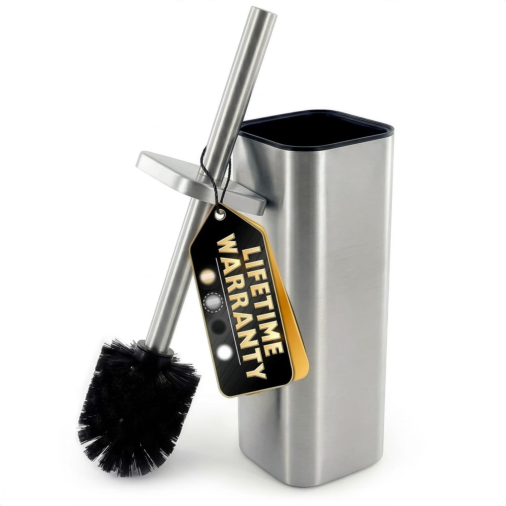 Stainless Steel Toilet Brush and Holder Set