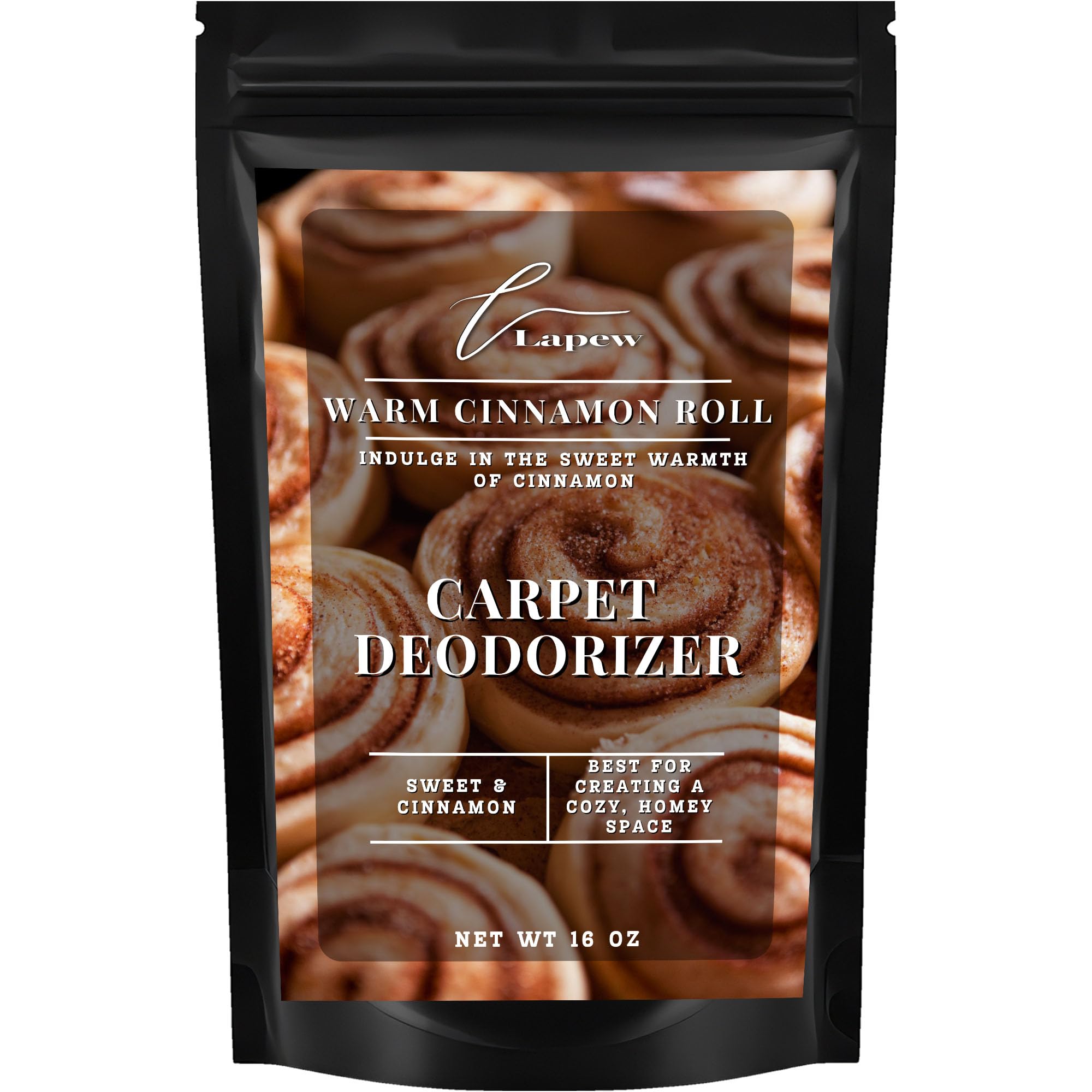 Warm Cinnamon Roll Carpet Deodorizer Powder (16 Ounce)