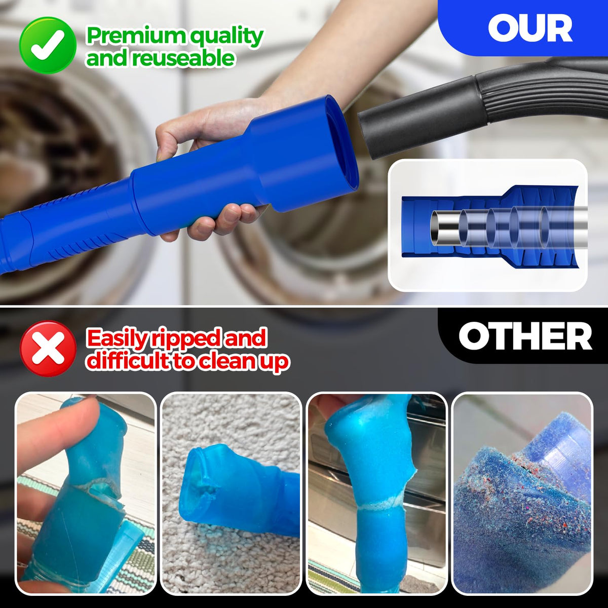 Dryer Vent Cleaner Kit 2Pack (2 Count)