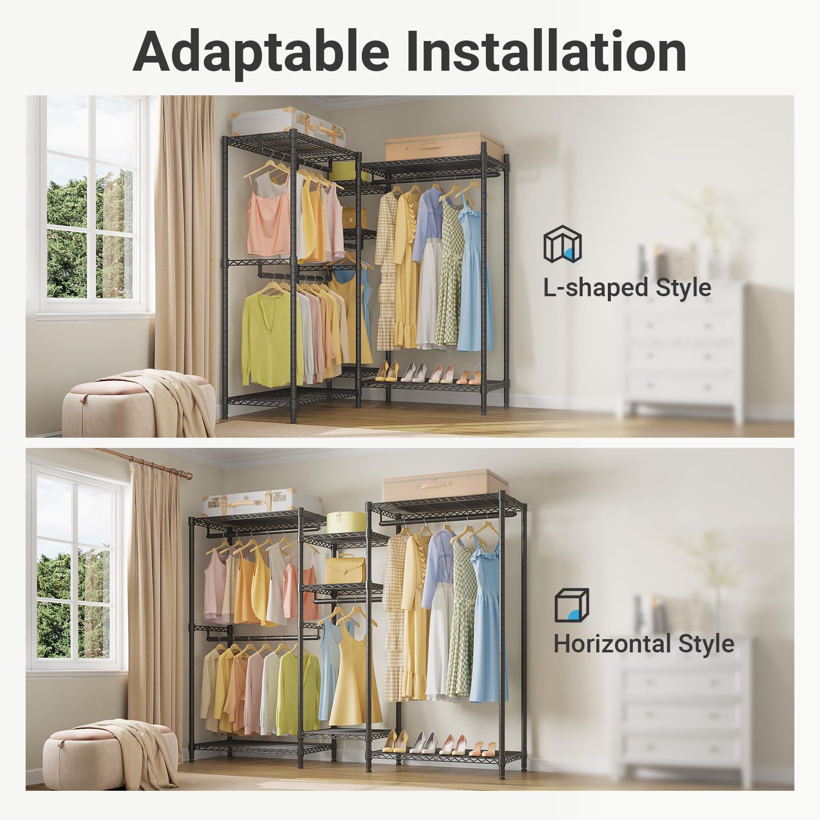 Classic V6 Wire Garment Rack
