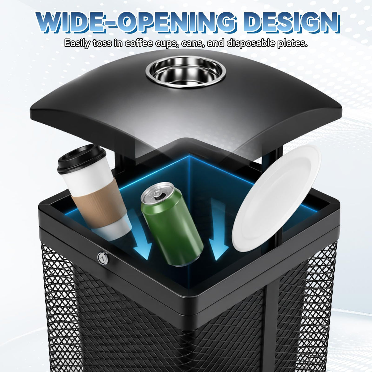 Outdoor Trash Can Commercial