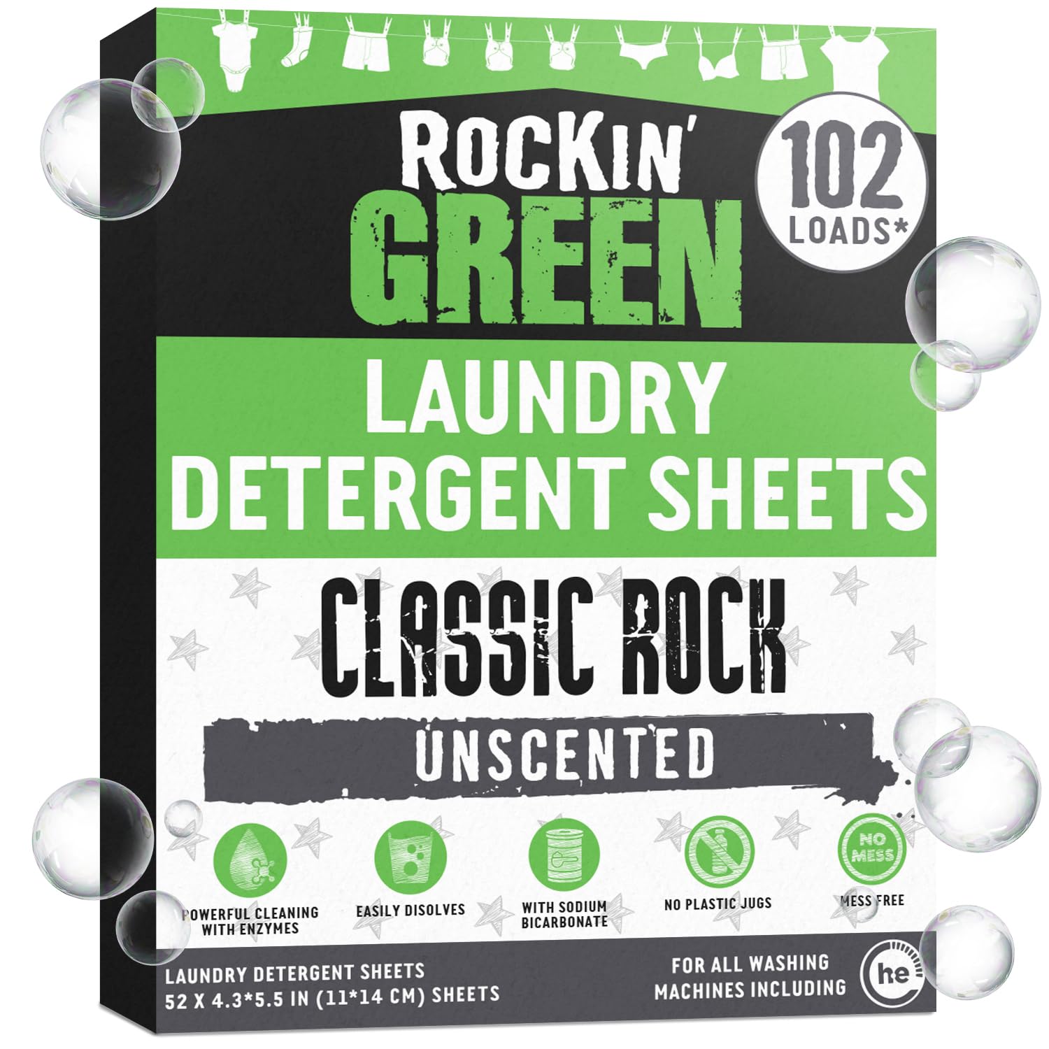 Natural Laundry Sheets (102 Count)