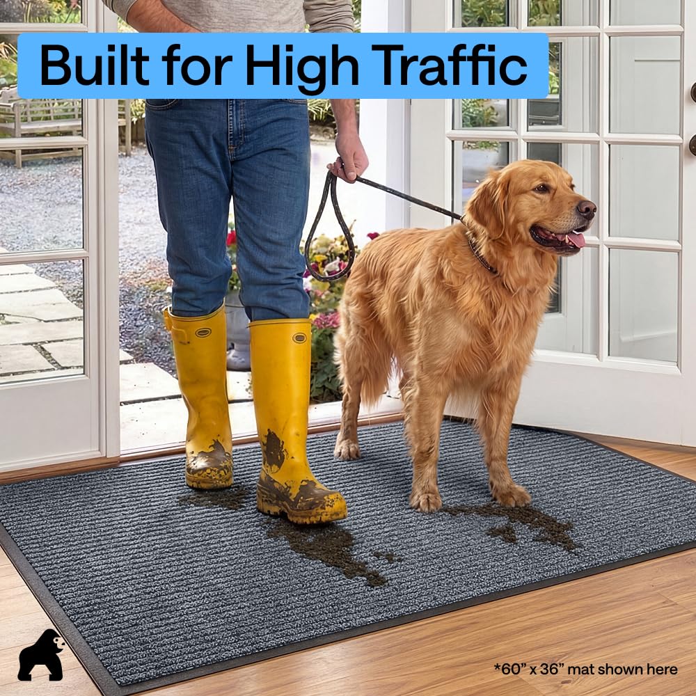 Waterproof Traffic Guard Door Mat (2 Count)