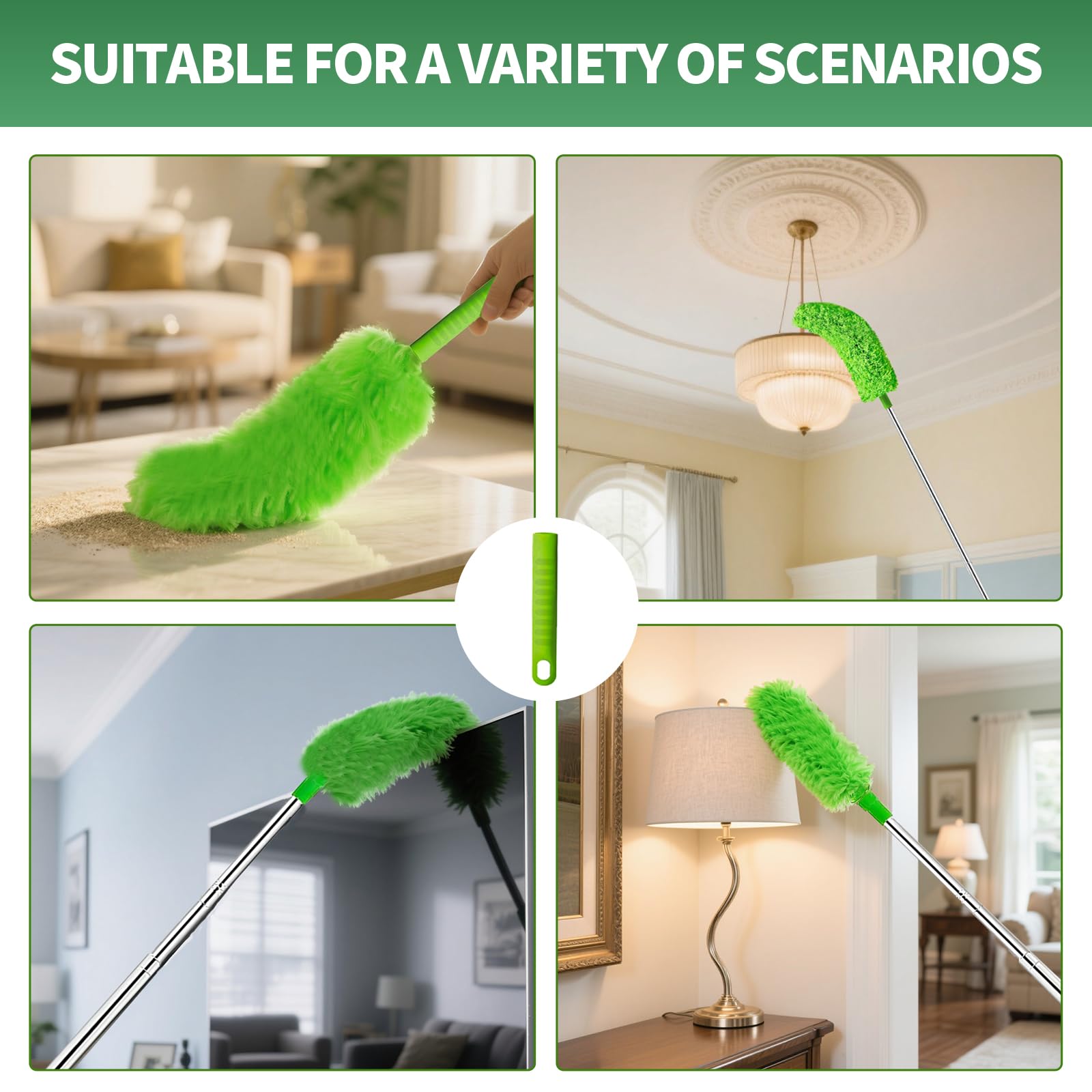 dusters for Cleaning extendable Long Handle