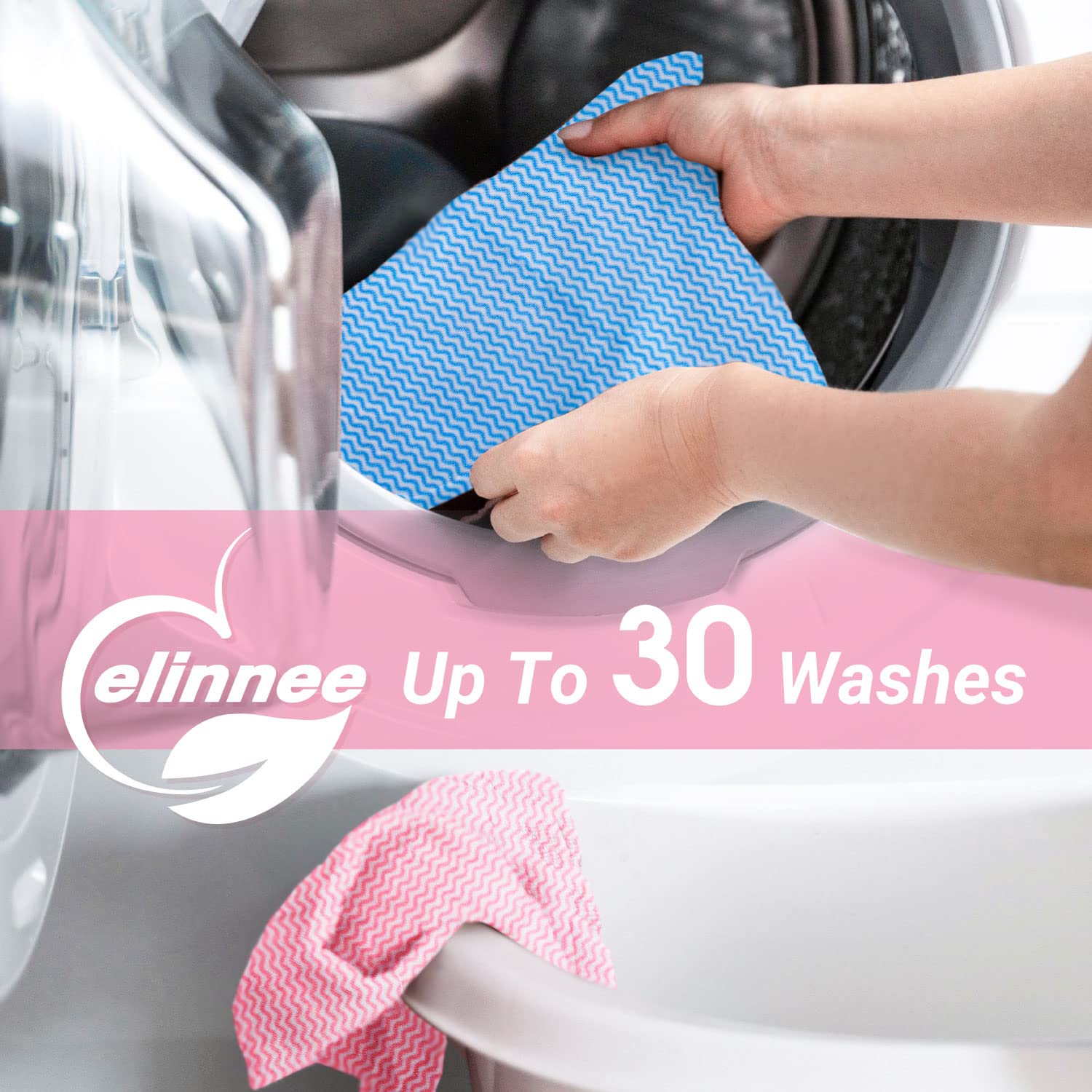 Reusable Cleaning Cloths Dish Paper Towels (25 Count)