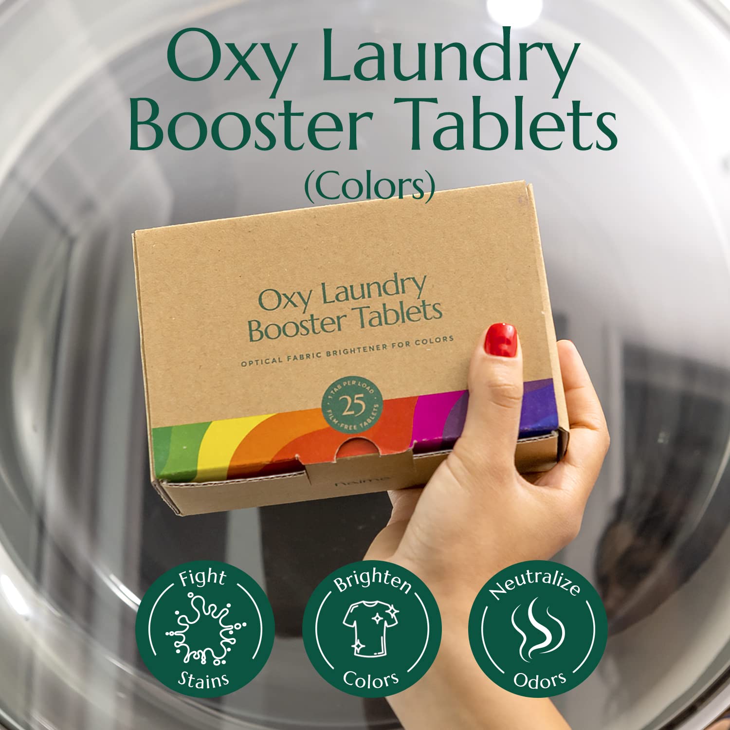 Laundry Booster Tablets Oxy (25 Count)