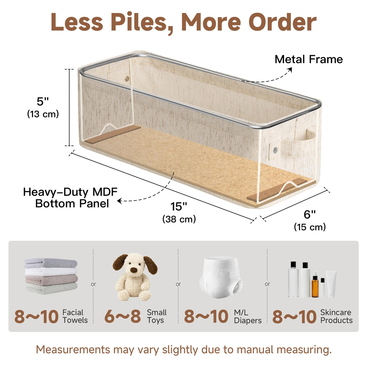 Narrow Storage Bins (2 Count)