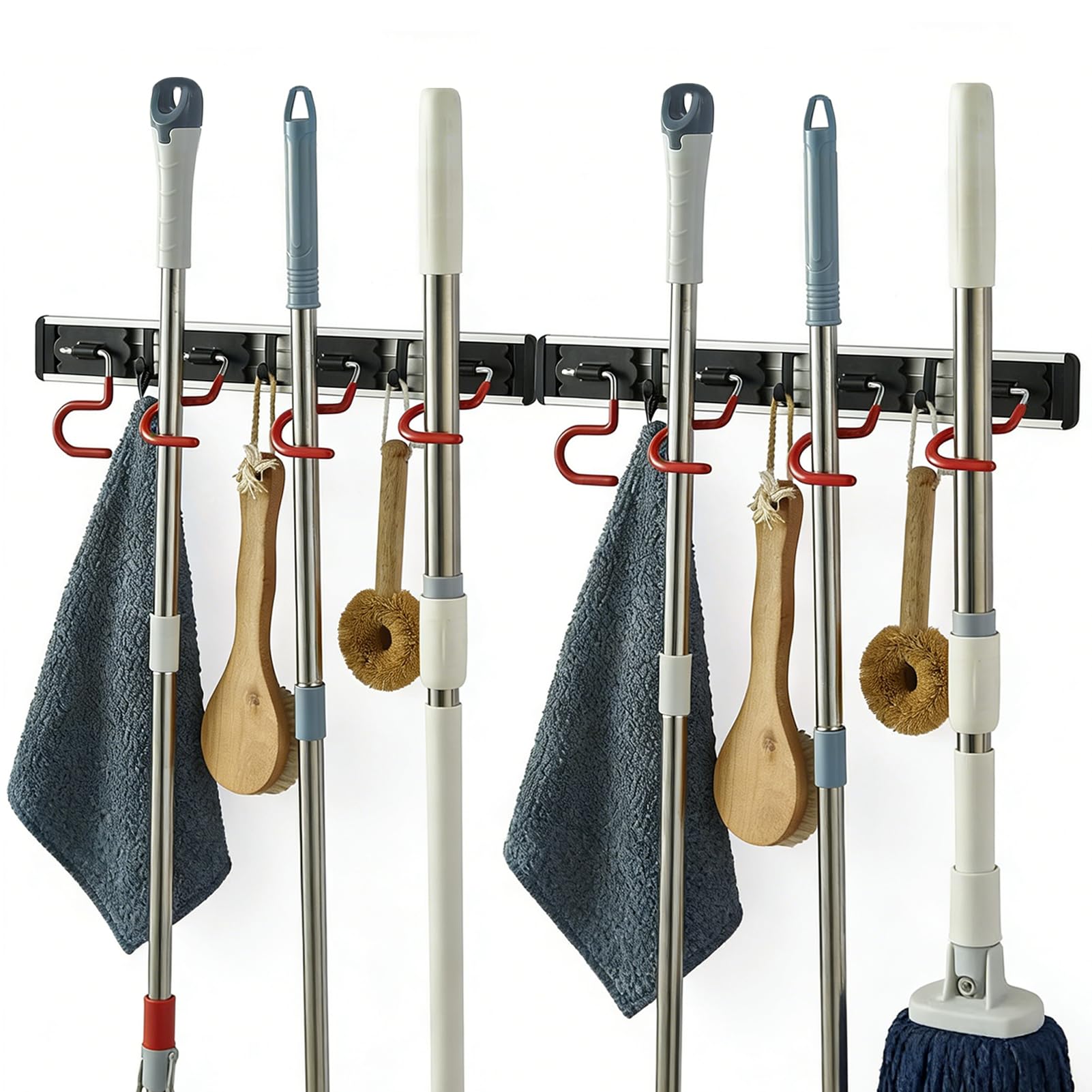 Wall Mounted Mop and Broom Holder