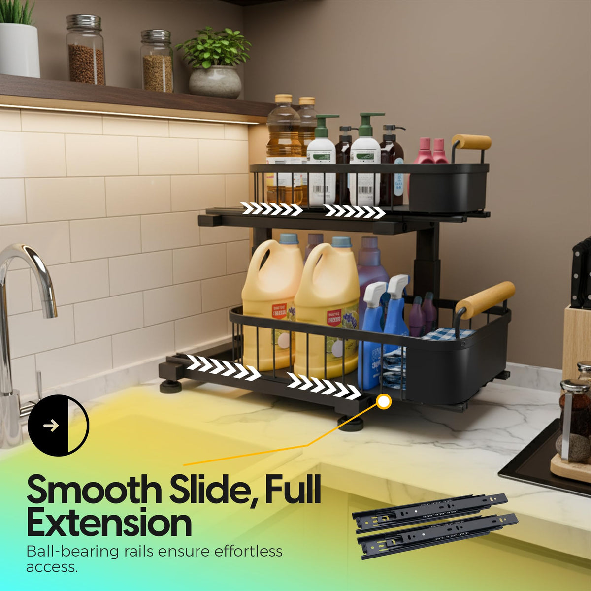 Premium Large Under Sink Organizer