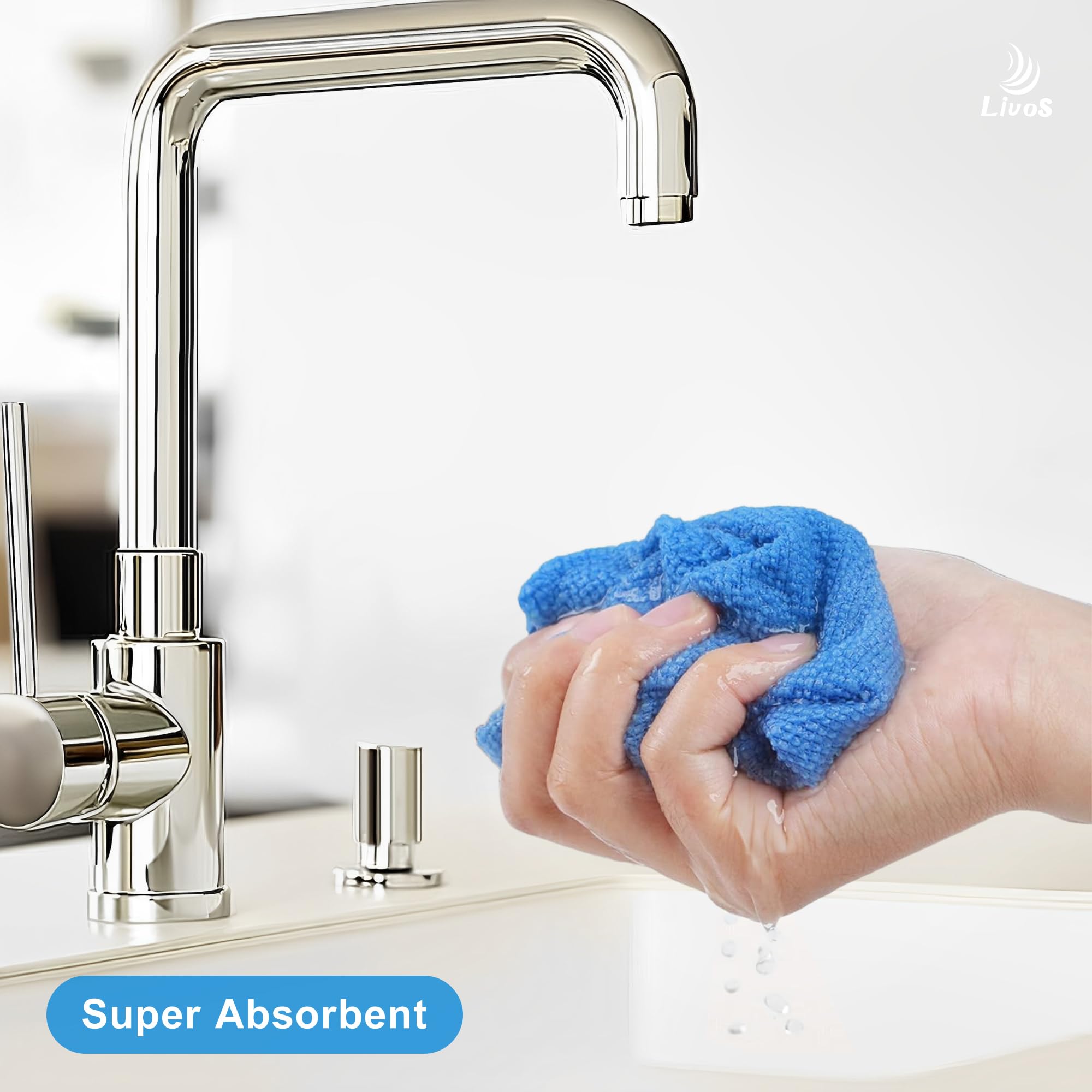 Microfiber Cleaning Cloth Roll (80 Count)