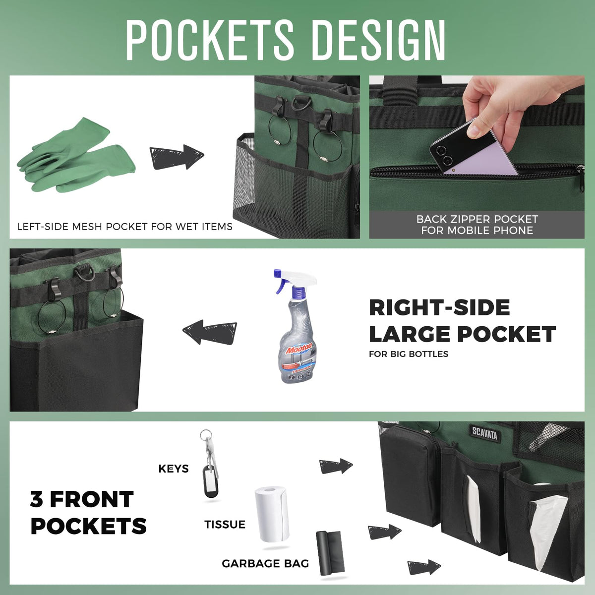 Wearable Cleaning Caddy Bag