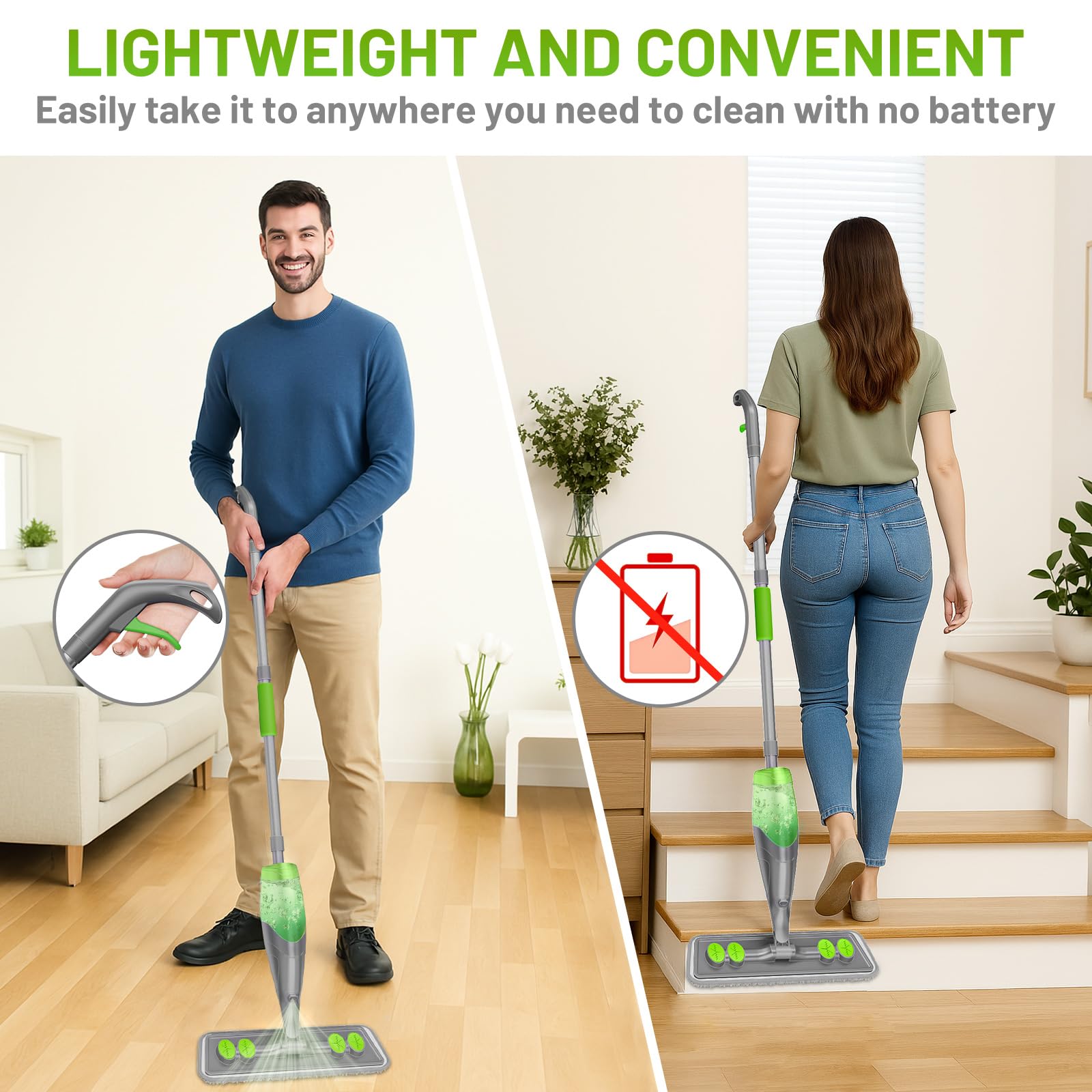 Spray Mop for Floor Cleaning