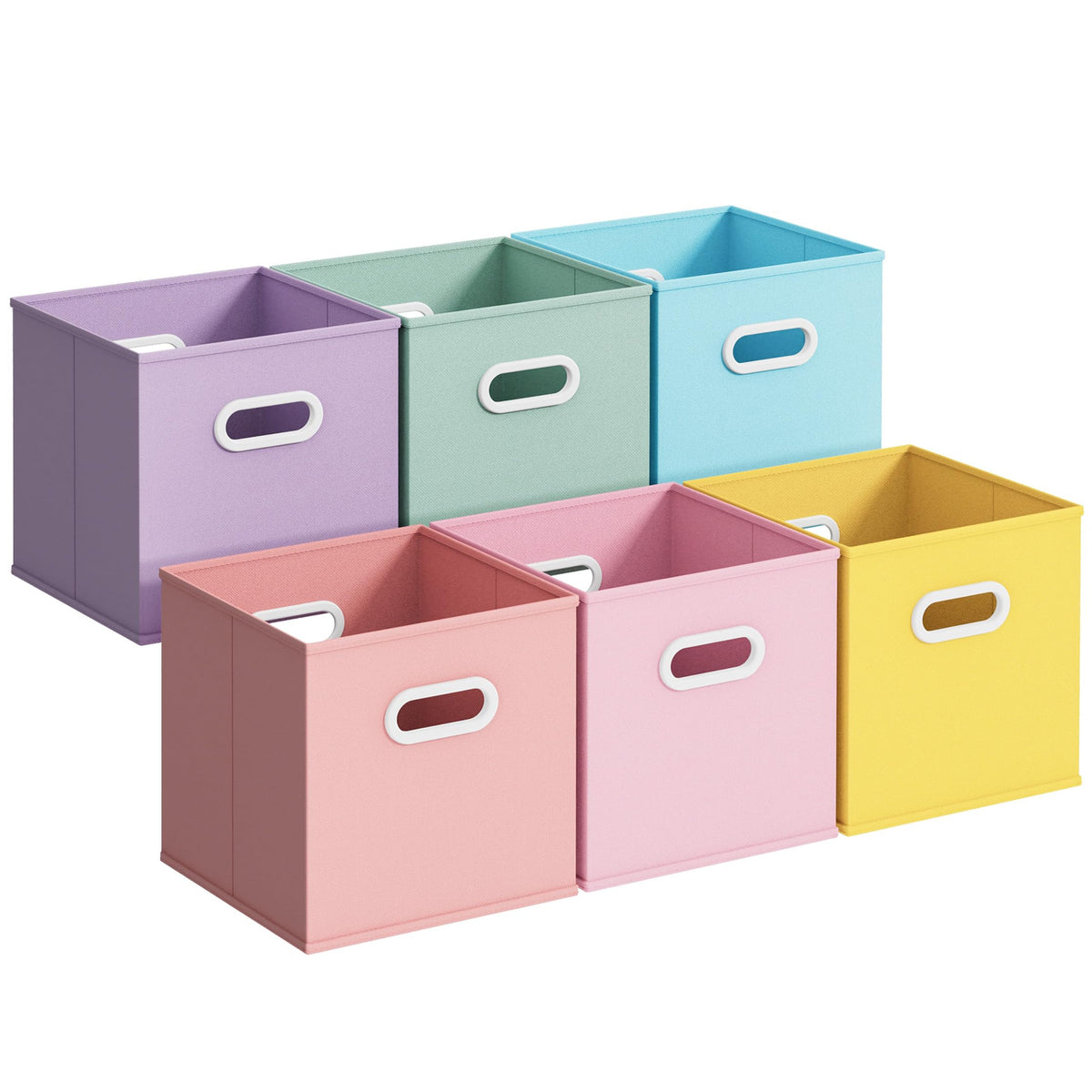 Fabric Storage Cubes Bins (6 Count)