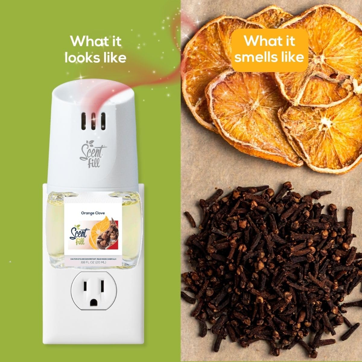 Orange Clove Plug in Air Freshener (2.72 Fl Oz)