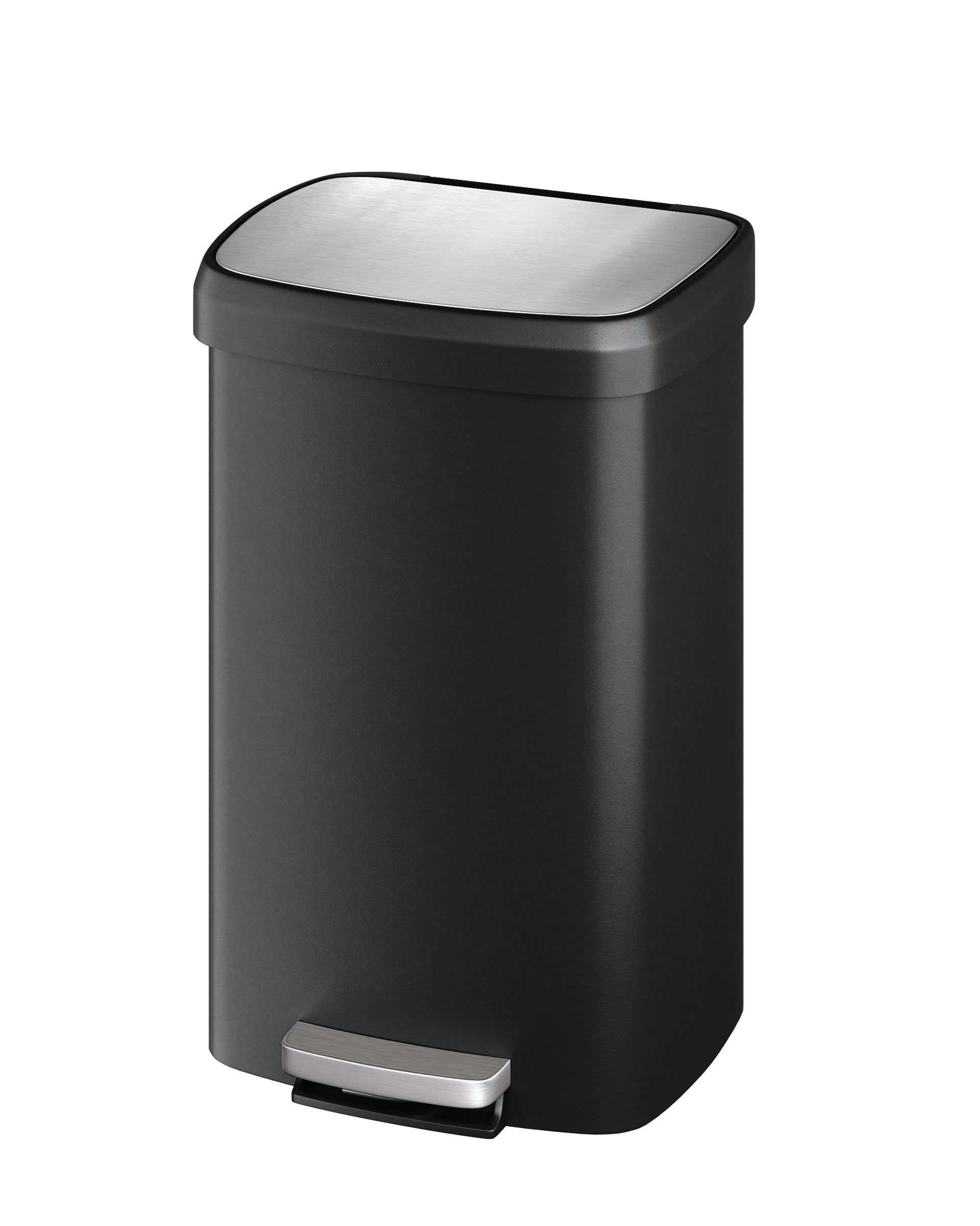 13 gal 50 L Plastic Trash Can with Lid