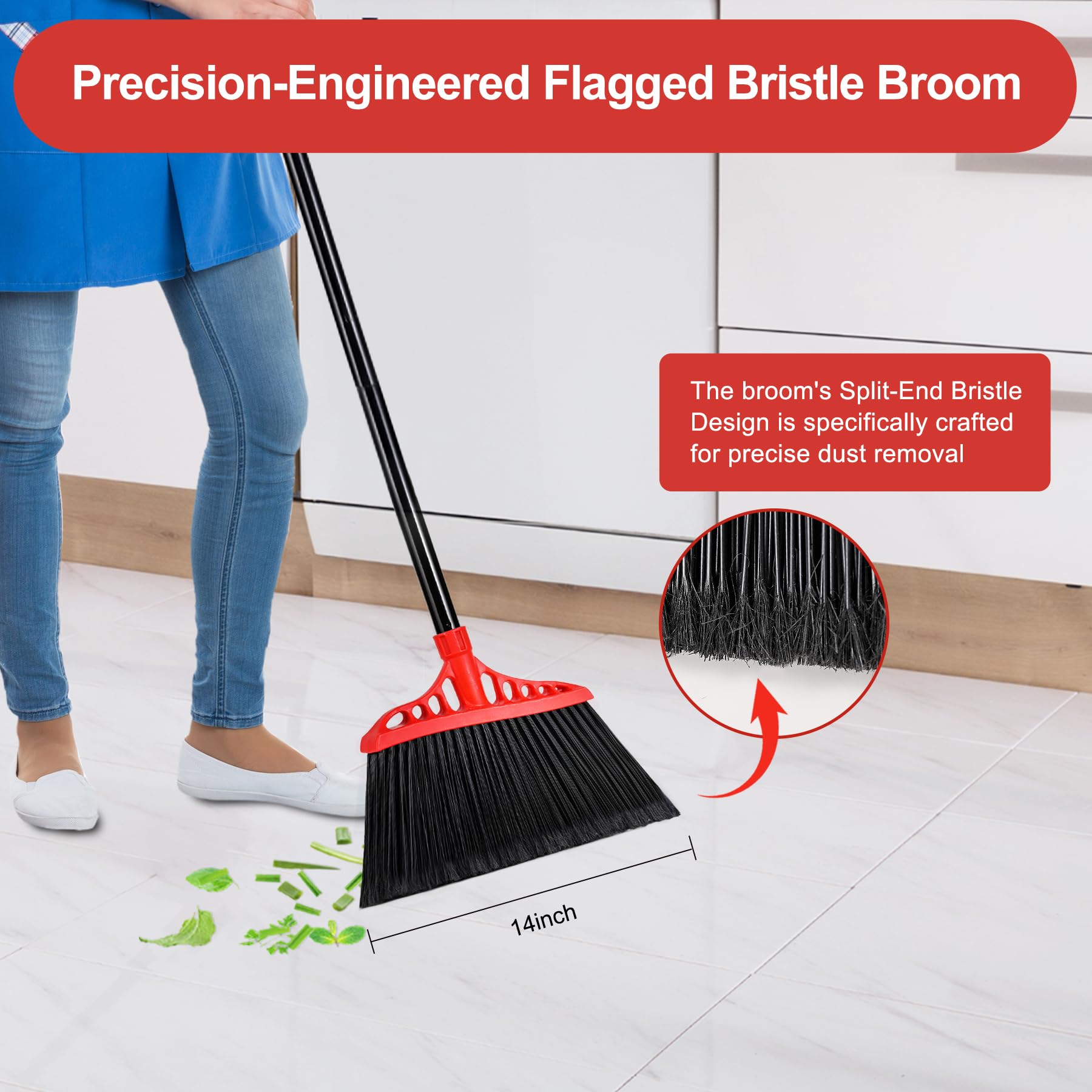 Heavy Duty Broom Commercial Indoor
