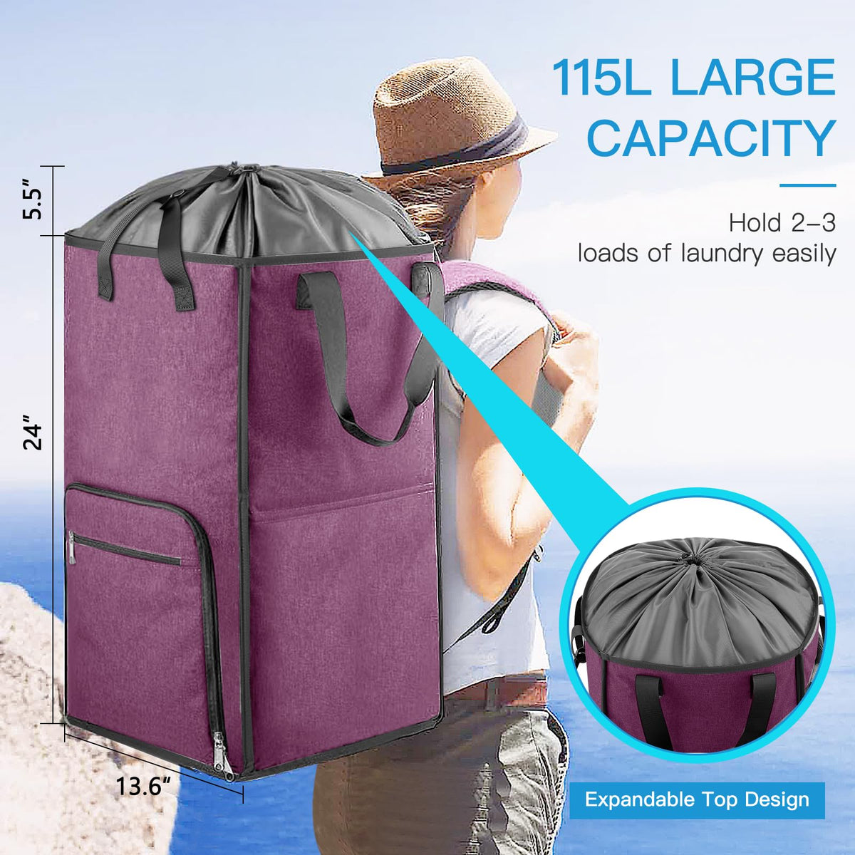Laundry Tote Basket