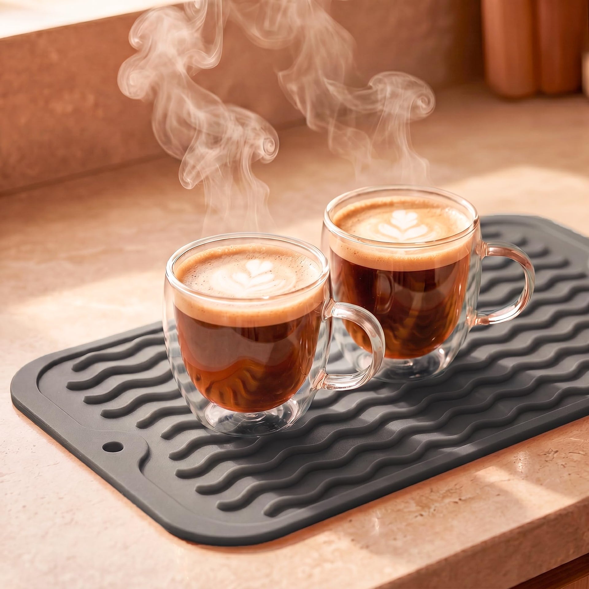 Silicone Dish Drying Mat for Multiple Usage