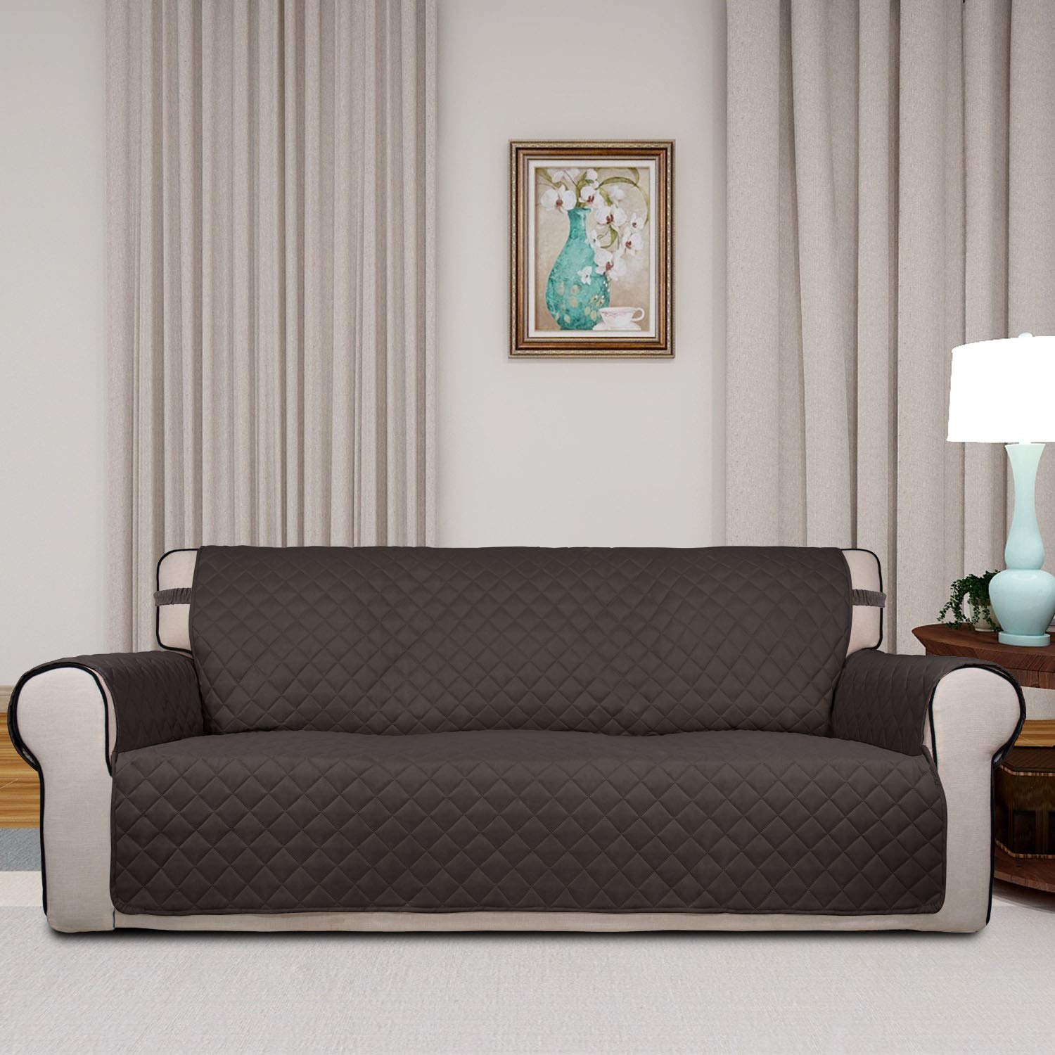 Reversible Quilted Sofa Cover Dog Couch Covers for Sofa