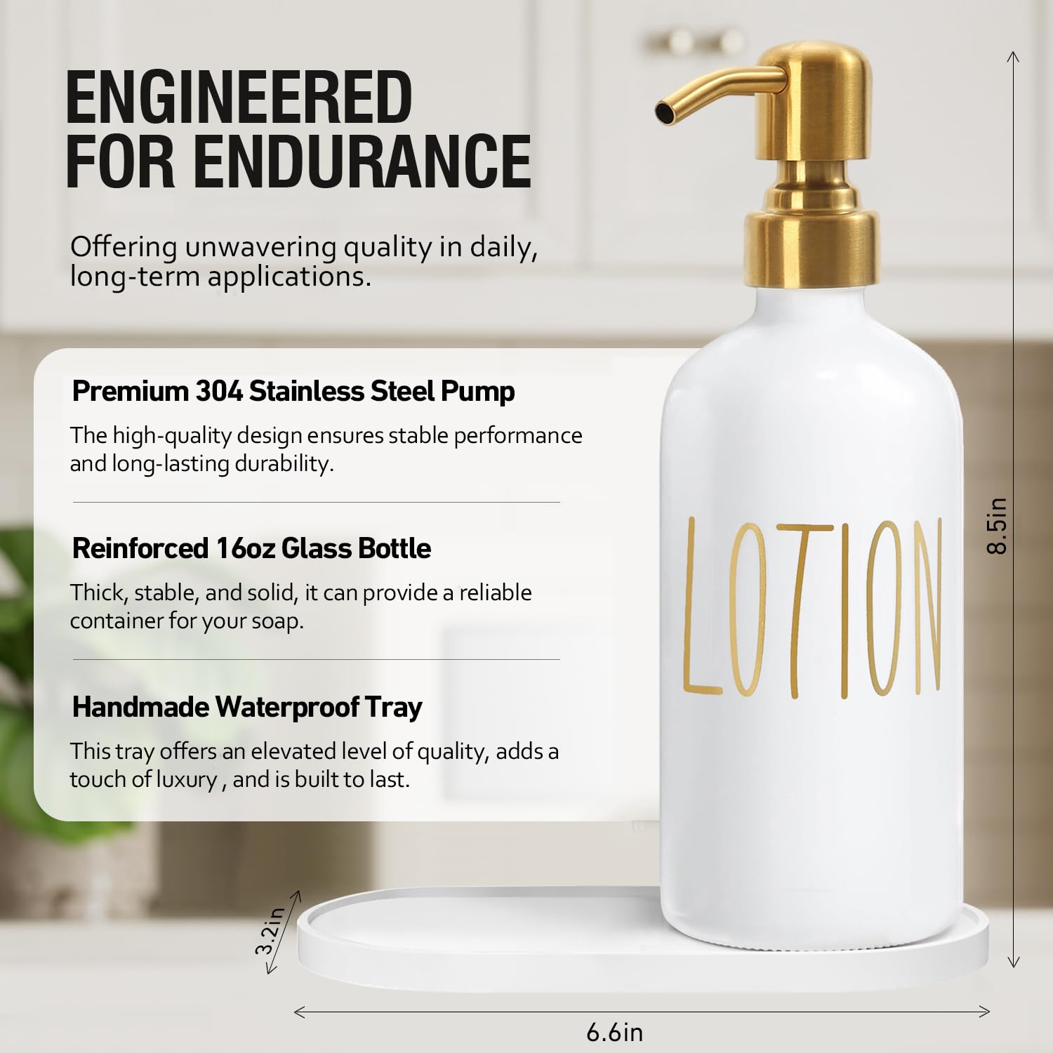 Bathroom Soap Dispenser Set (2 Count)