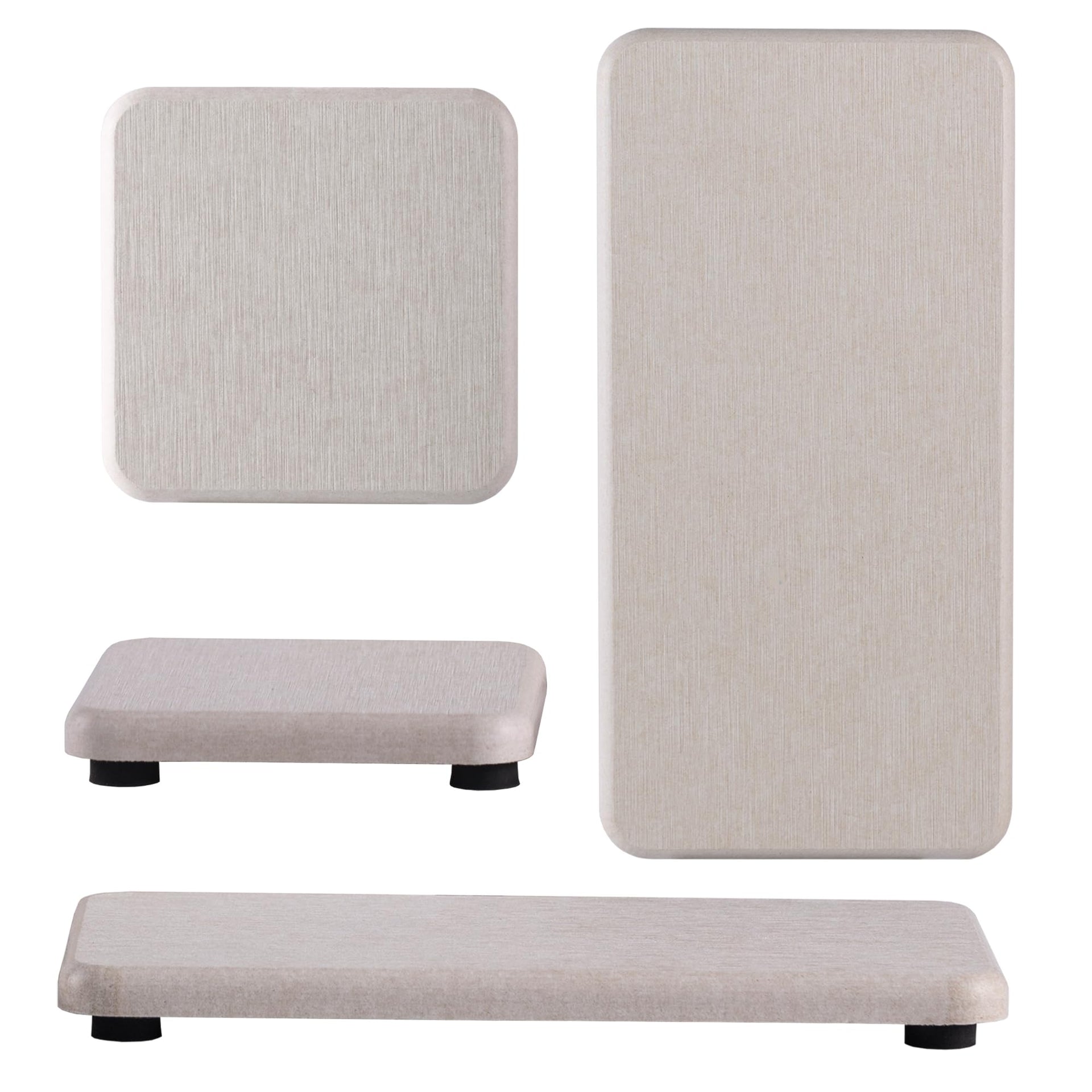 Set of 4 Water Absorbent Diatomite Coasters (4 Count)