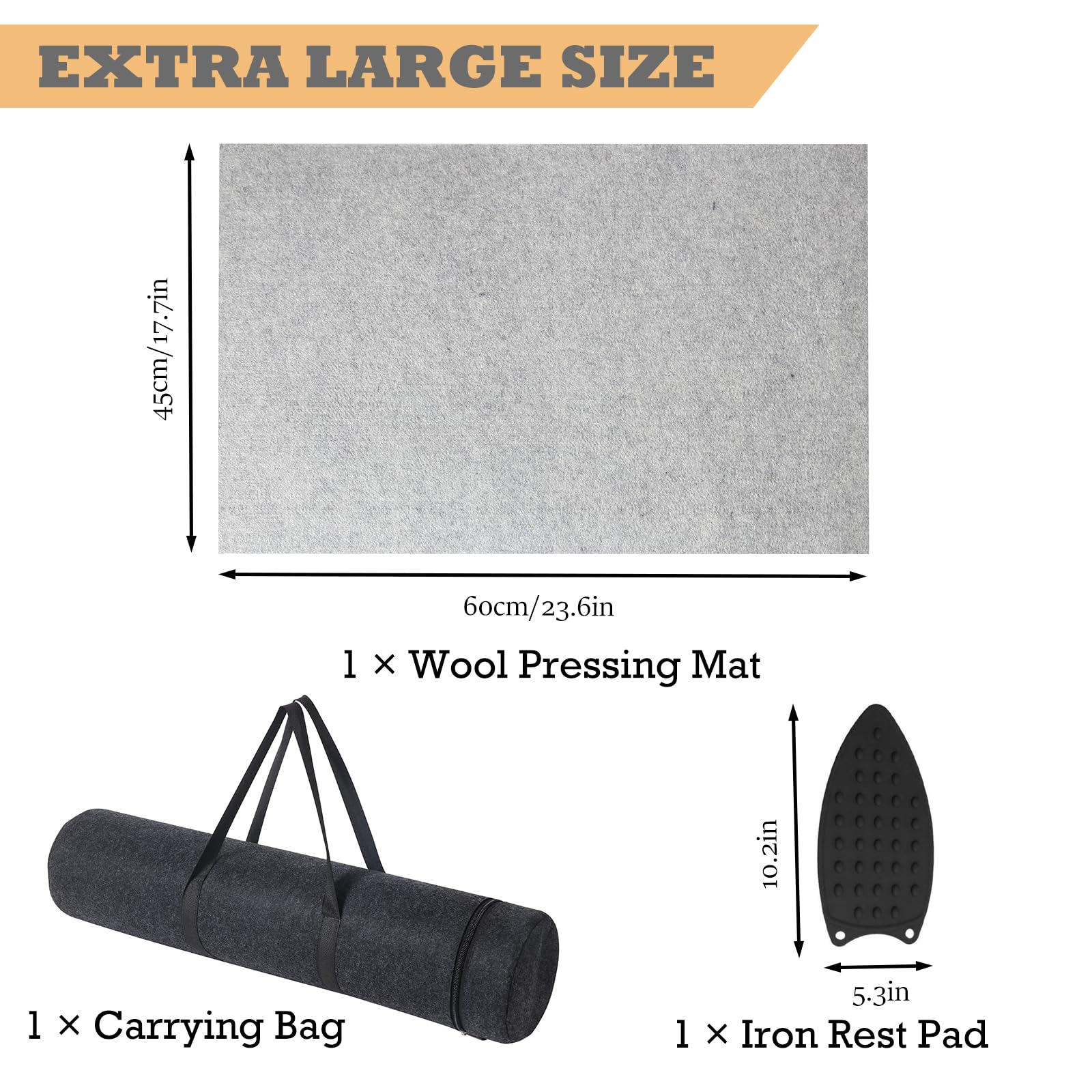 Wool Pressing Mat for Quilting