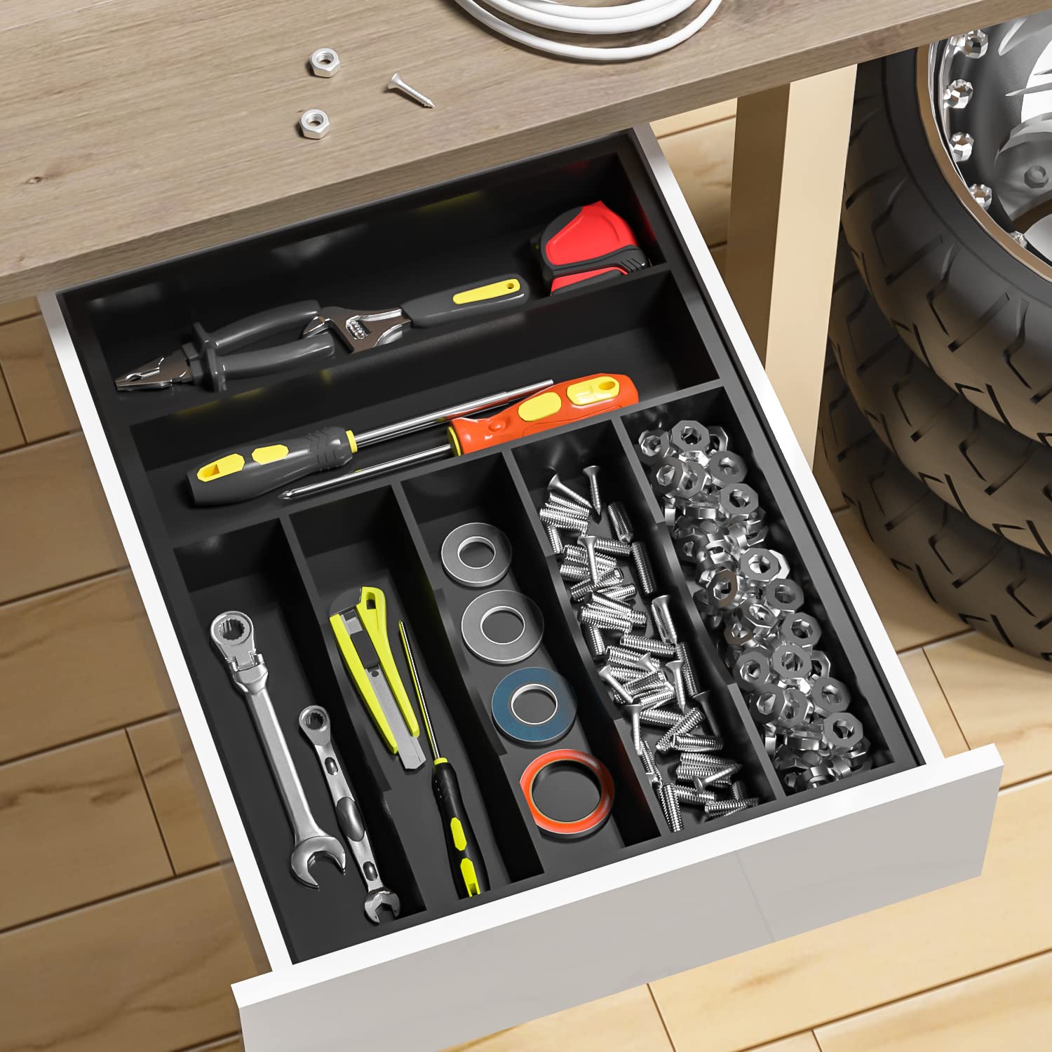 Utensil Organizer Silverware Drawer Organizer