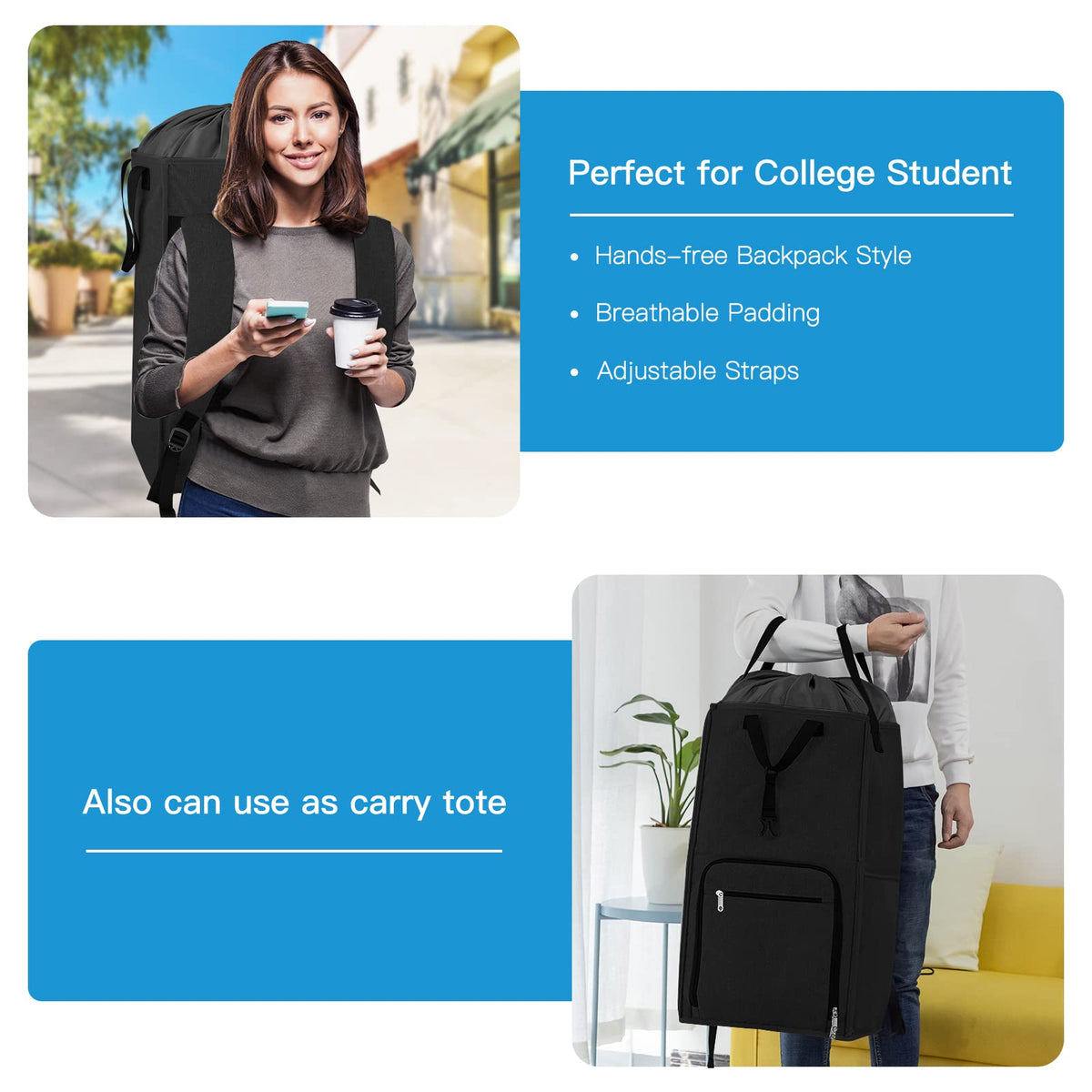 Laundry Backpack Bag