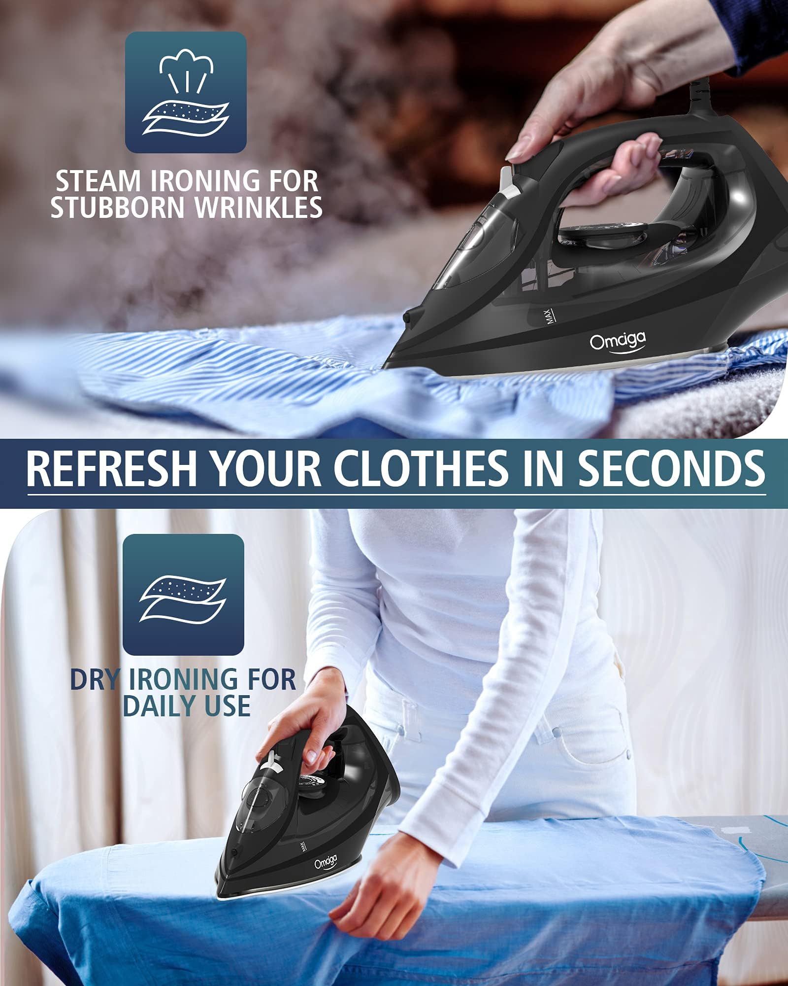 Steam Iron for Clothes