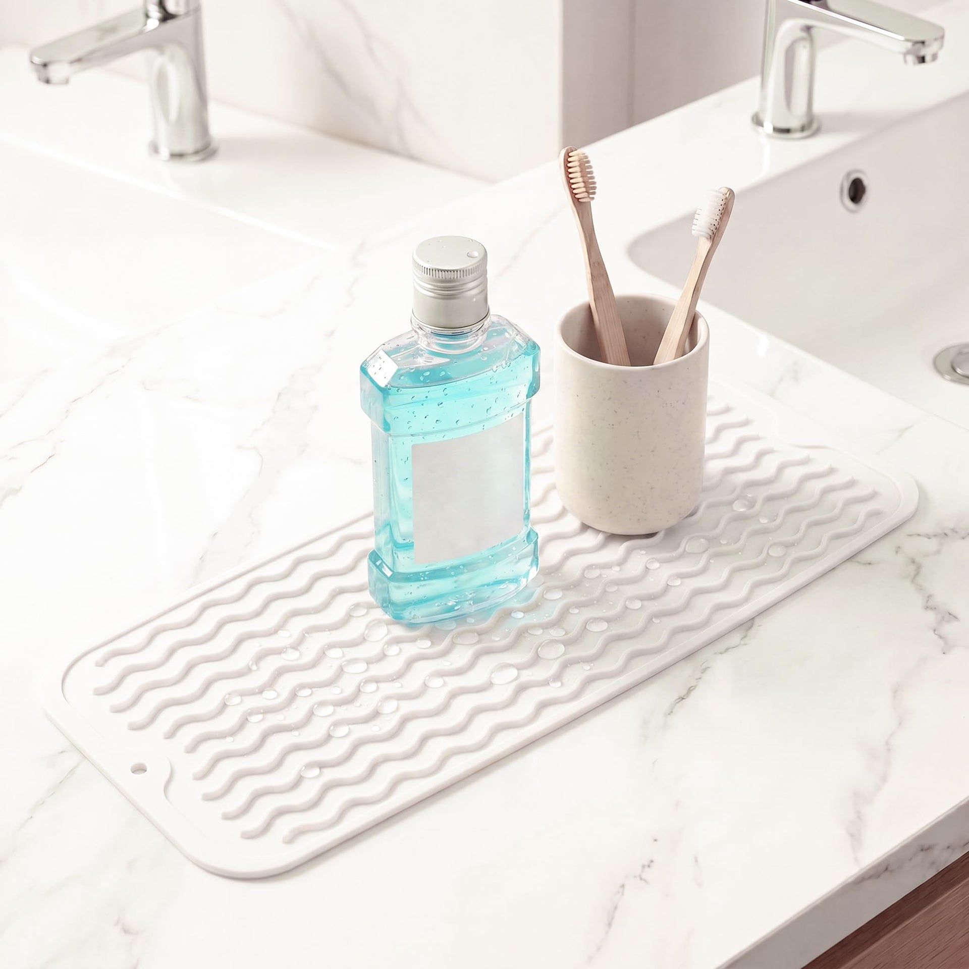 Silicone Dish Drying Mat for Multiple Usage