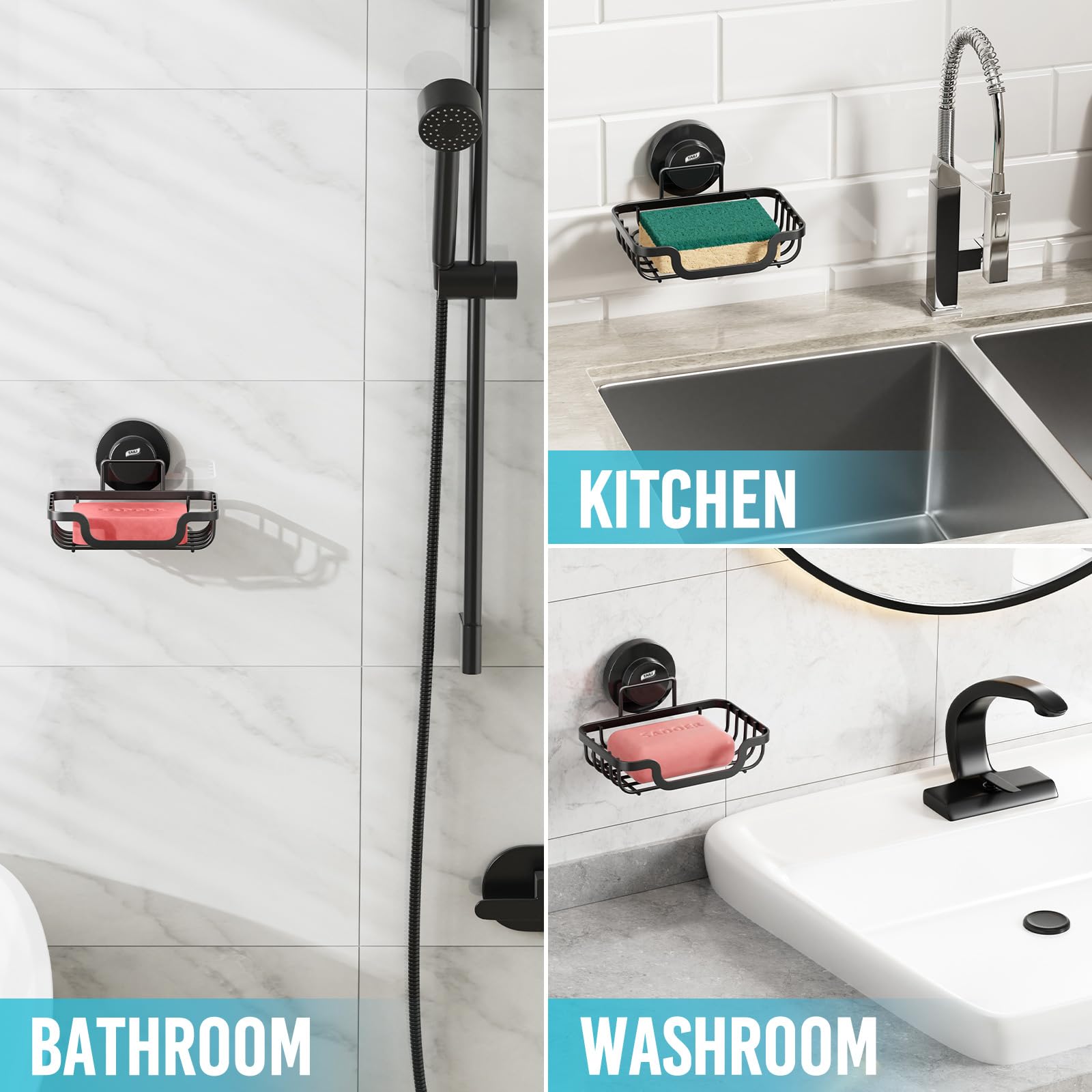 Soap Dish Bar Soap Holder Suction Cup