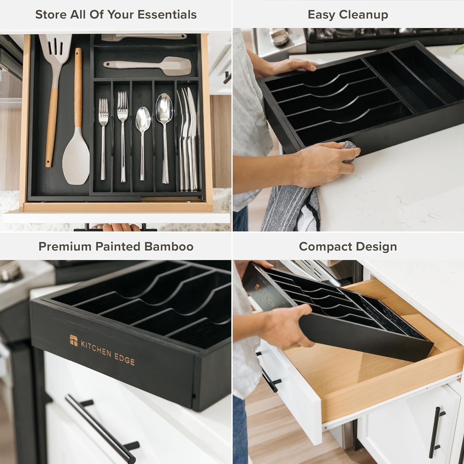 Silverware & Utensil Drawer Organizer
