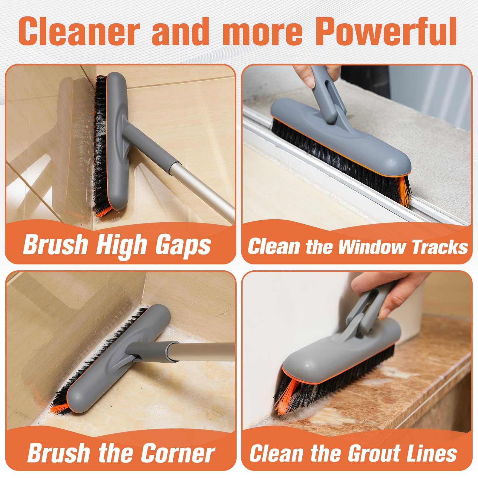 Grout Brush with Long Handle