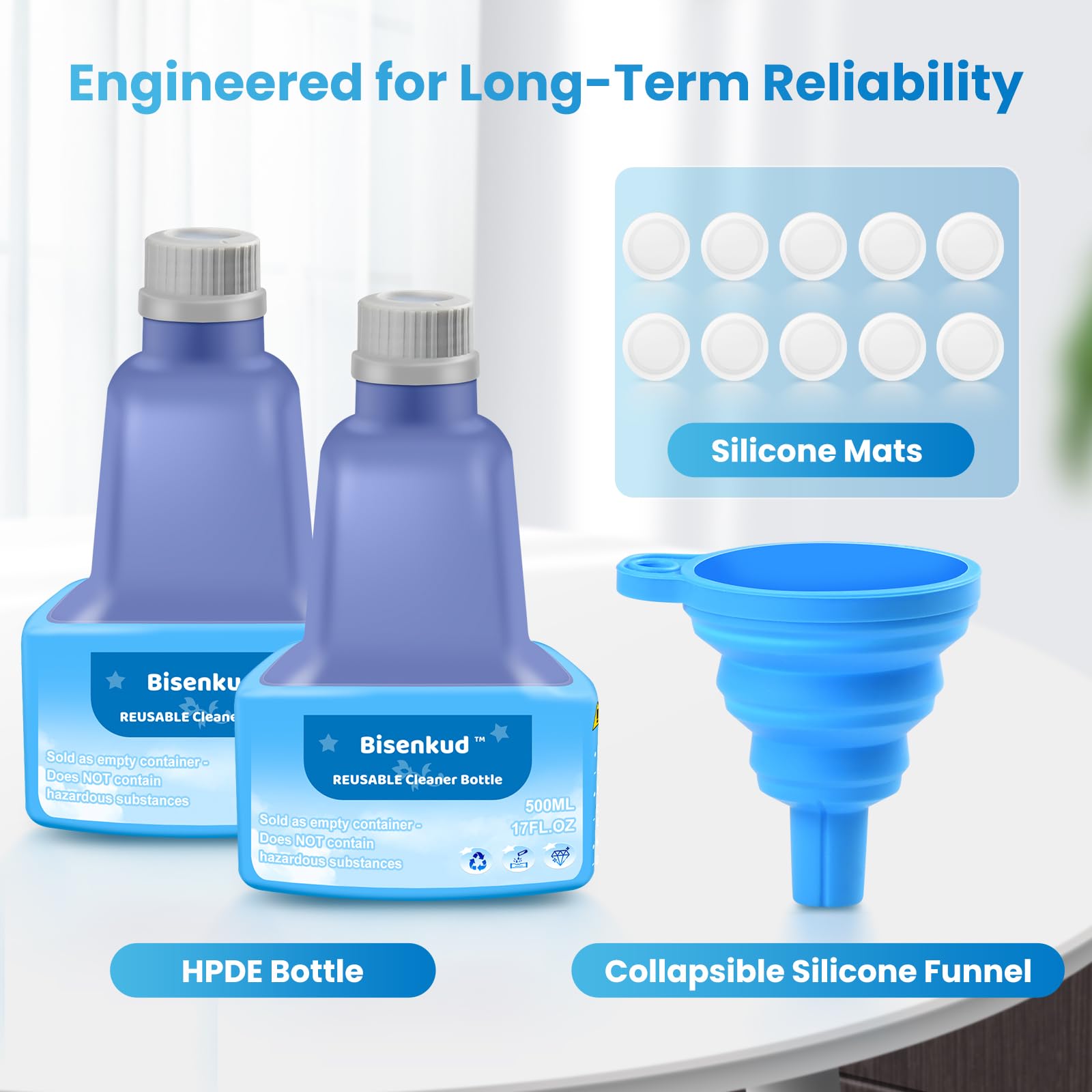 2 Pack Refillable Bottle for Swiffer® Wet Jet™ Mop (2 Count)