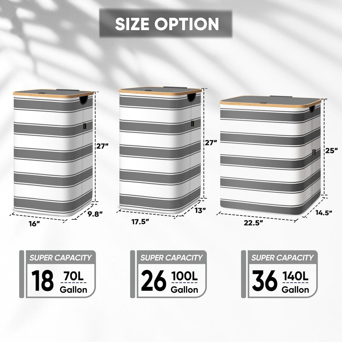 Laundry Hamper with Lid
