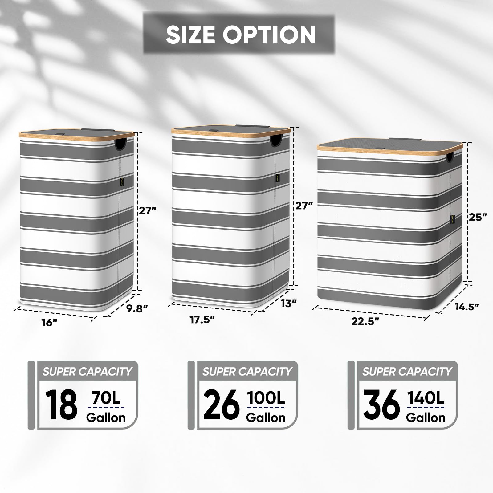 Laundry Hamper with Lid