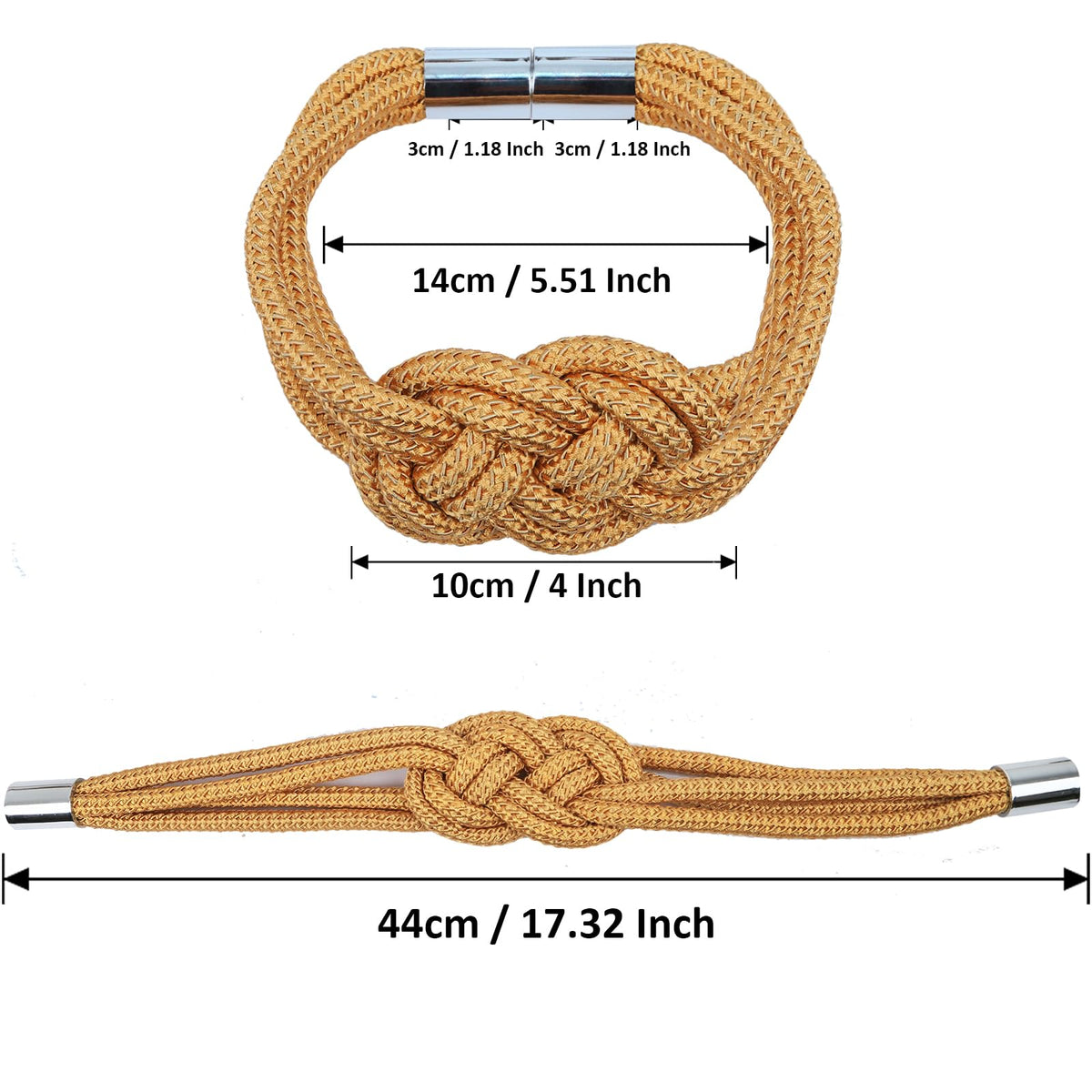 4 Pack Magnetic Curtain Tiebacks (4 Count)