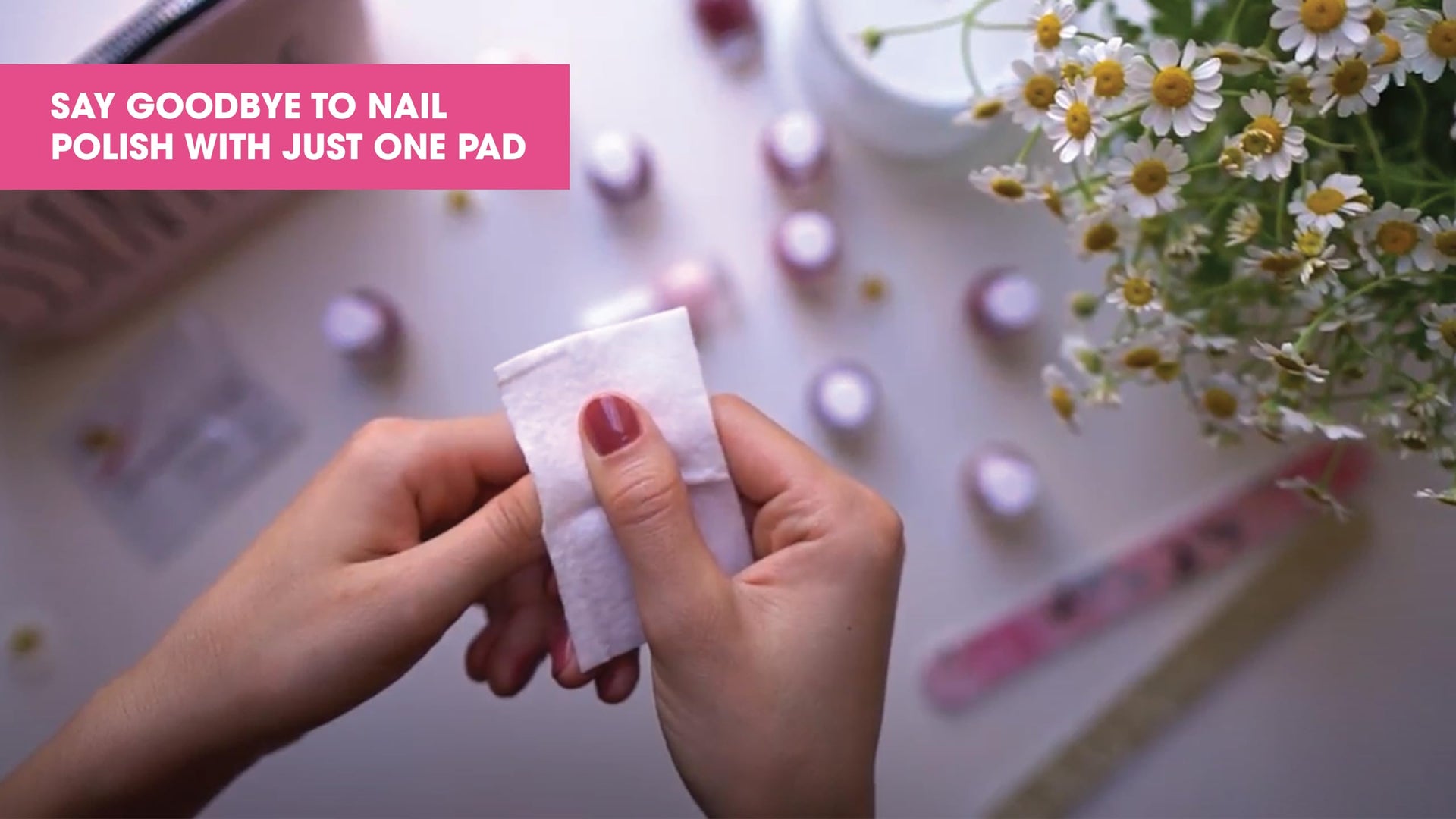 Nail Polish Remover Wipes (50 Count)