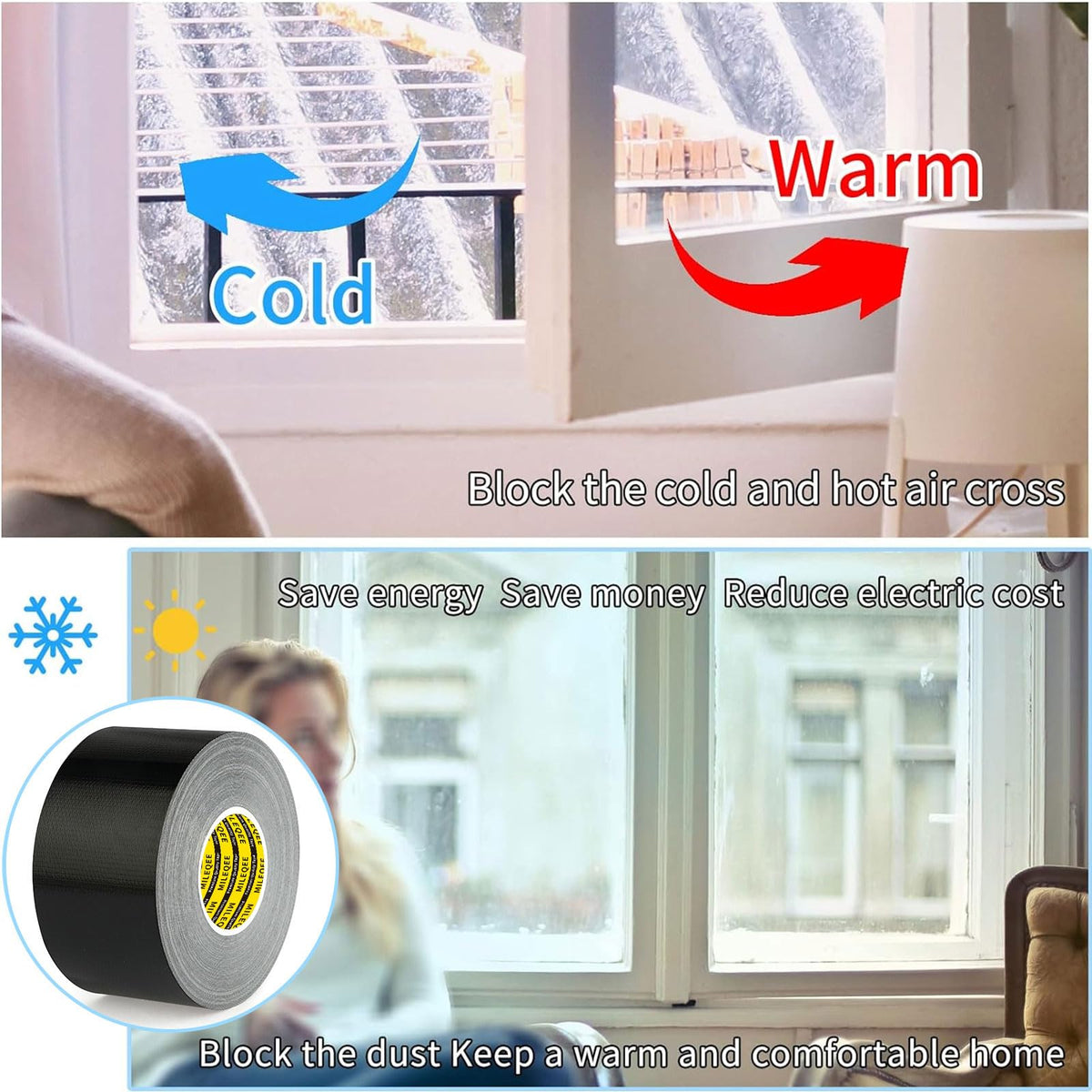 Cloth Duct Window Seal Strip Tape
