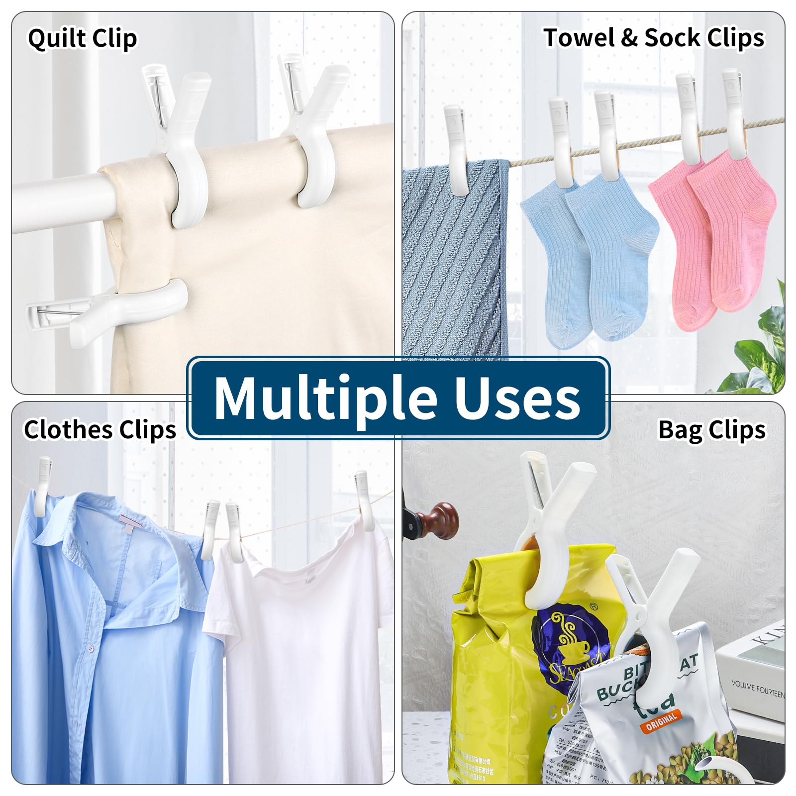 12 Pack Beach Towel Clips