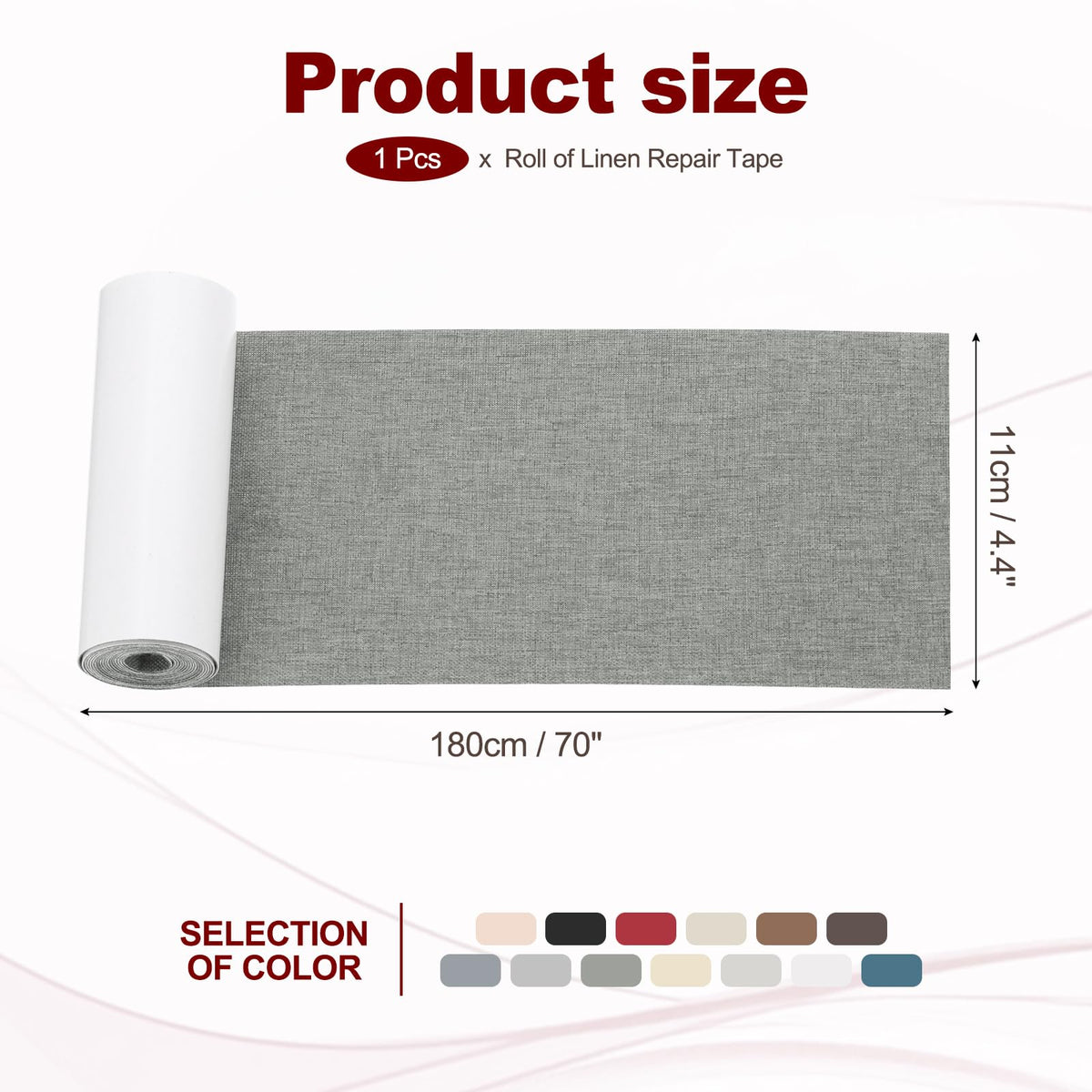 70x4.4 Inch Linen Repair Tape